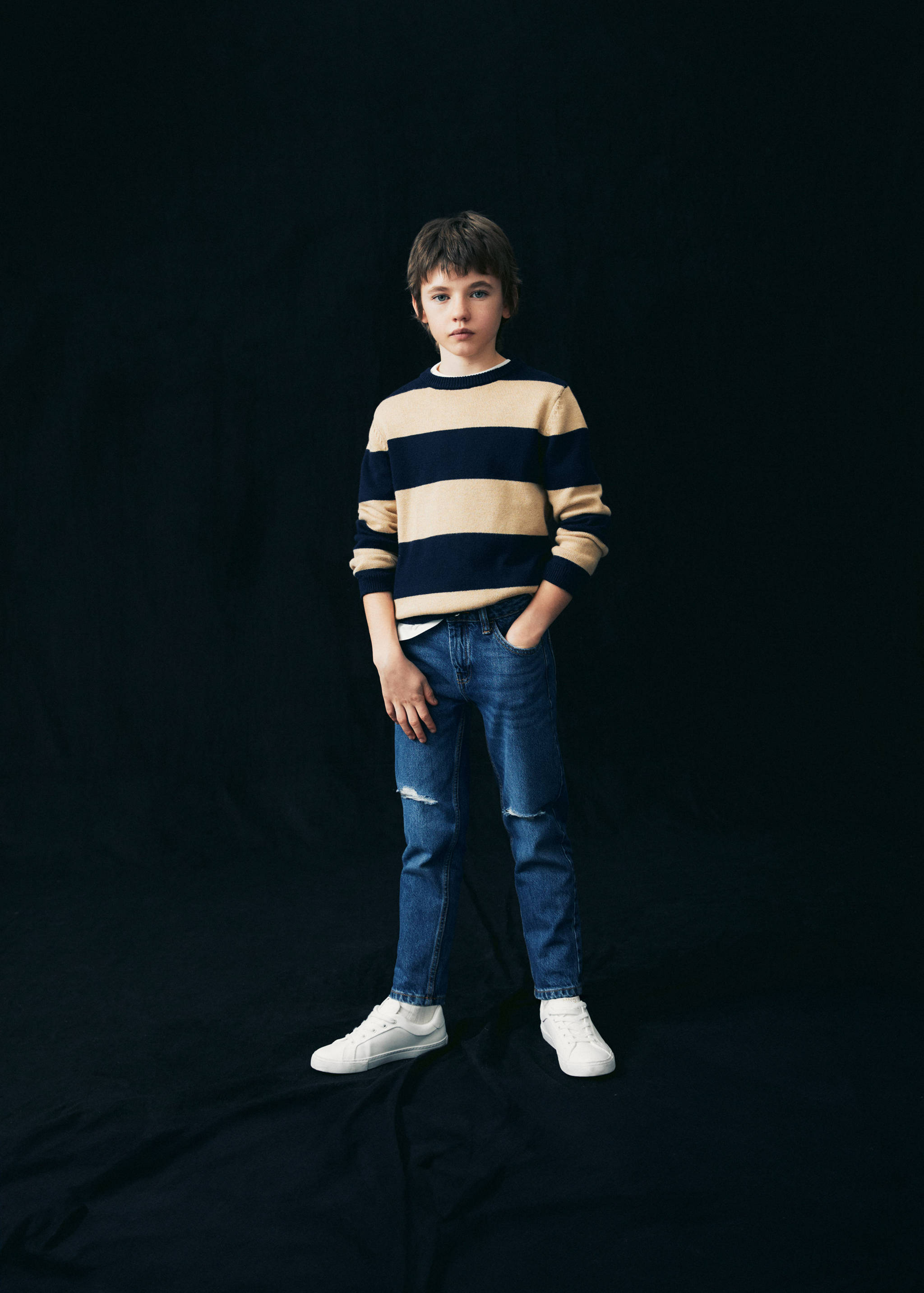 جينز Dad بتفاصيل ممزقة - تفاصيل المنتج 5