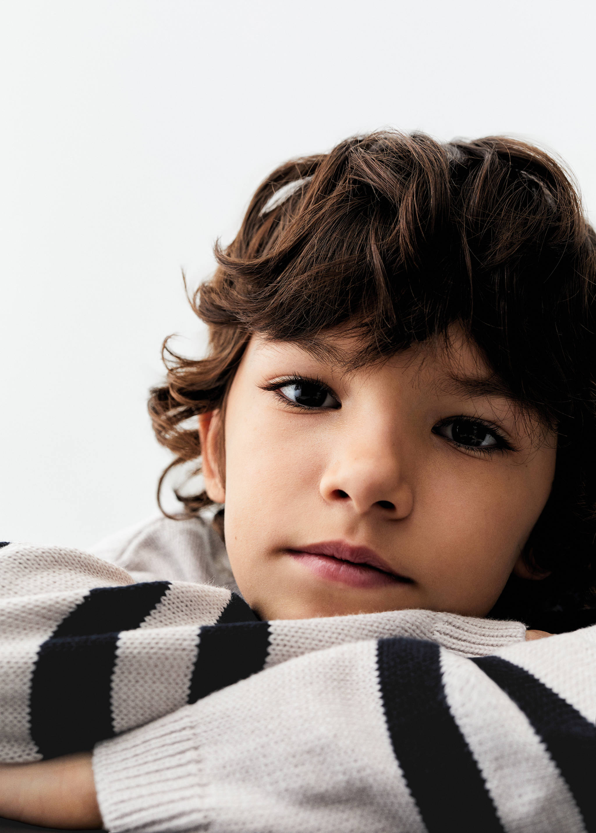 Camisola de malha às riscas - Pormenor do artigo 1