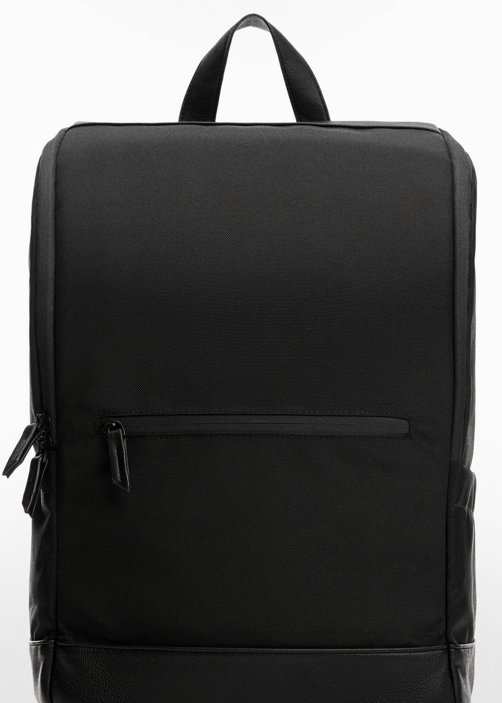 Sac à dos détails simili-cuir - null