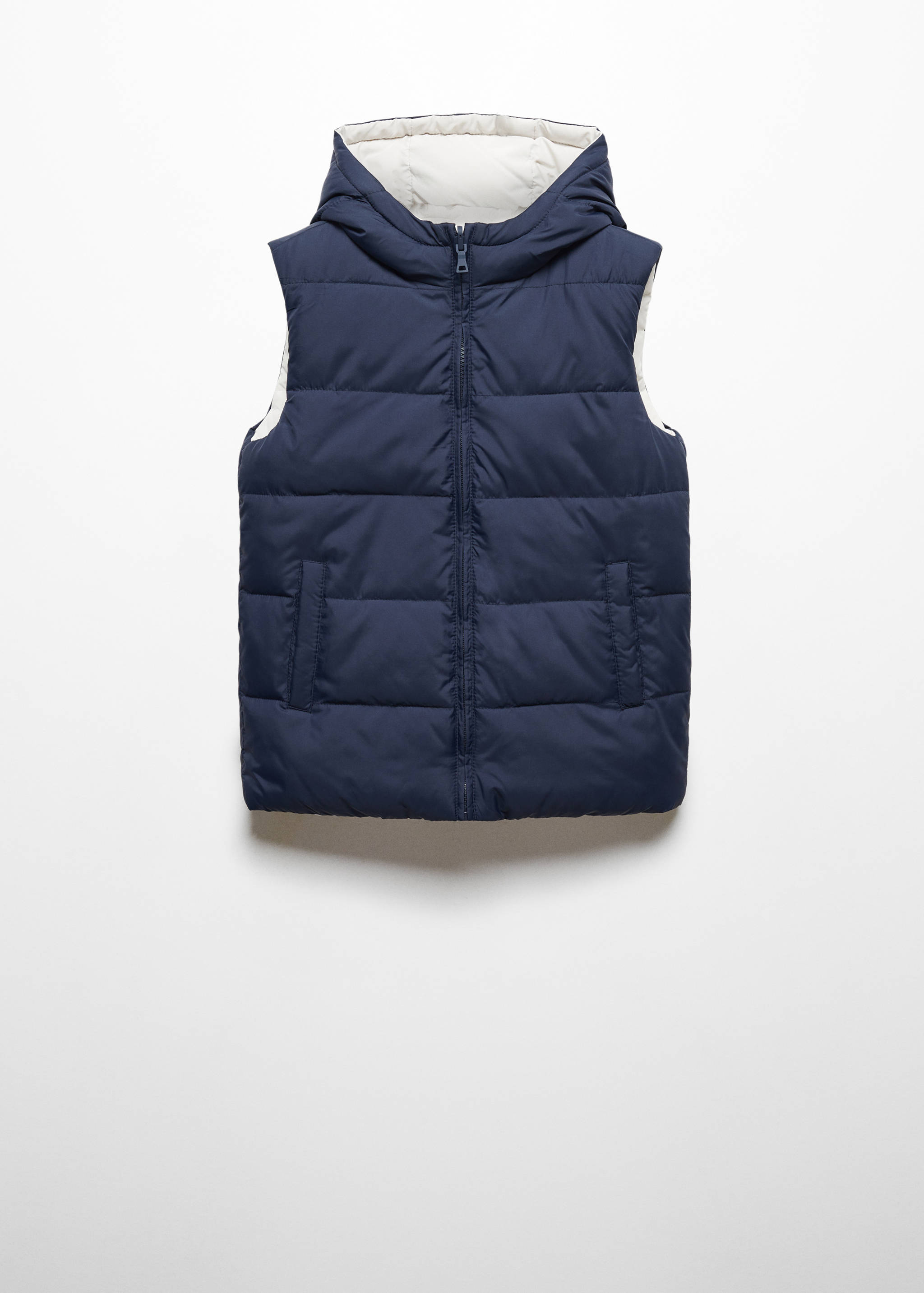 双面间棉马甲 - null