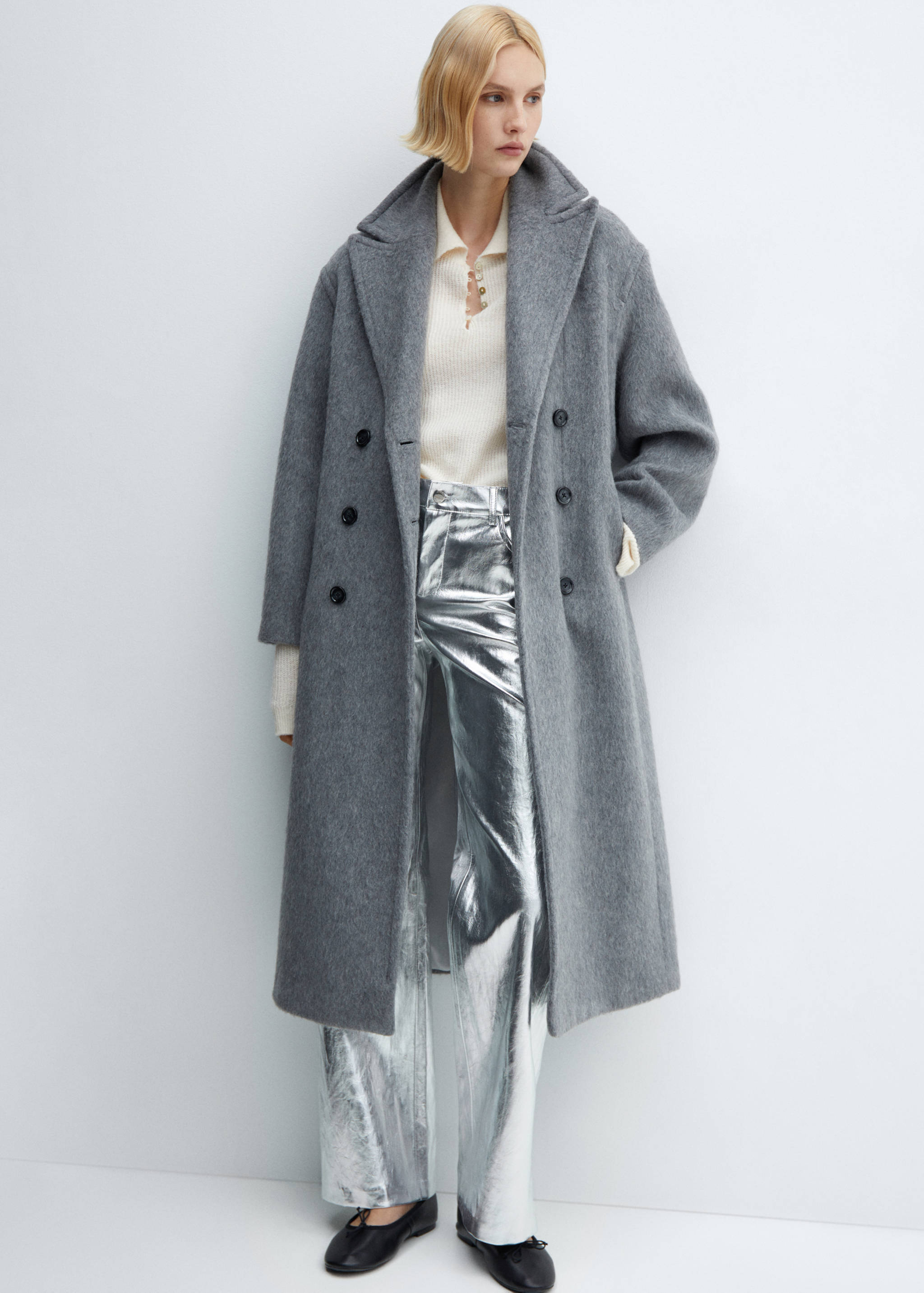 Pantalon wideleg métallisé - Détail de l'article 2