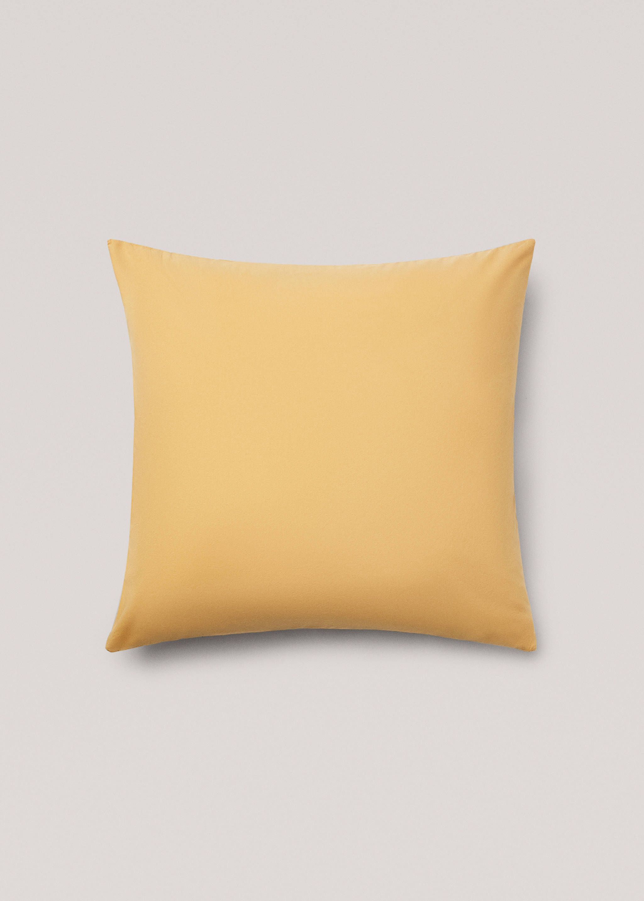 Kopfkissenbezug aus gewaschener Baumwolle 60 x 60 cm (2er-Pack) - Artikel ohne Model