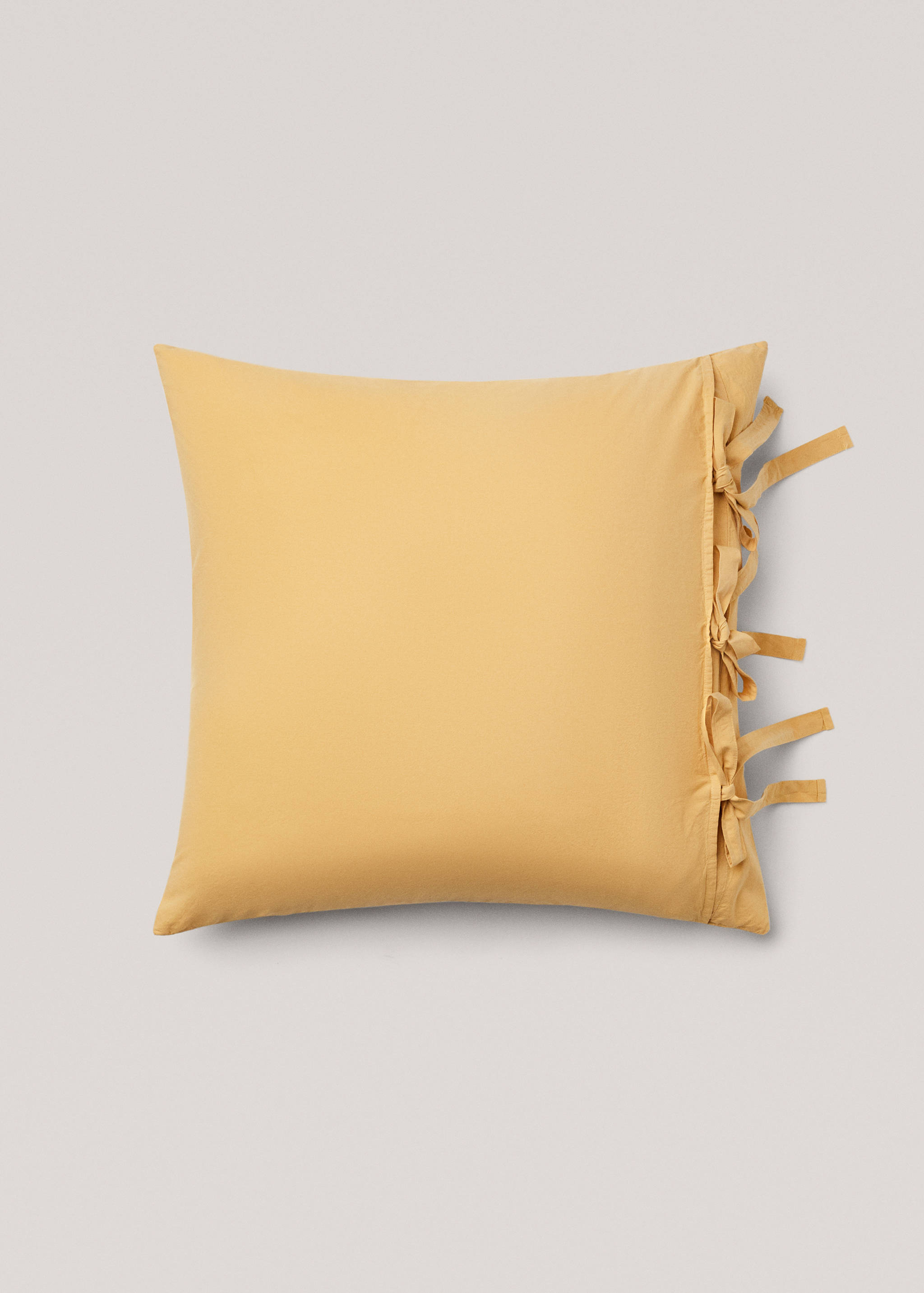 Kopfkissenbezug aus gewaschener Baumwolle 60 x 60 cm (2er-Pack) - Detail des Artikels 1