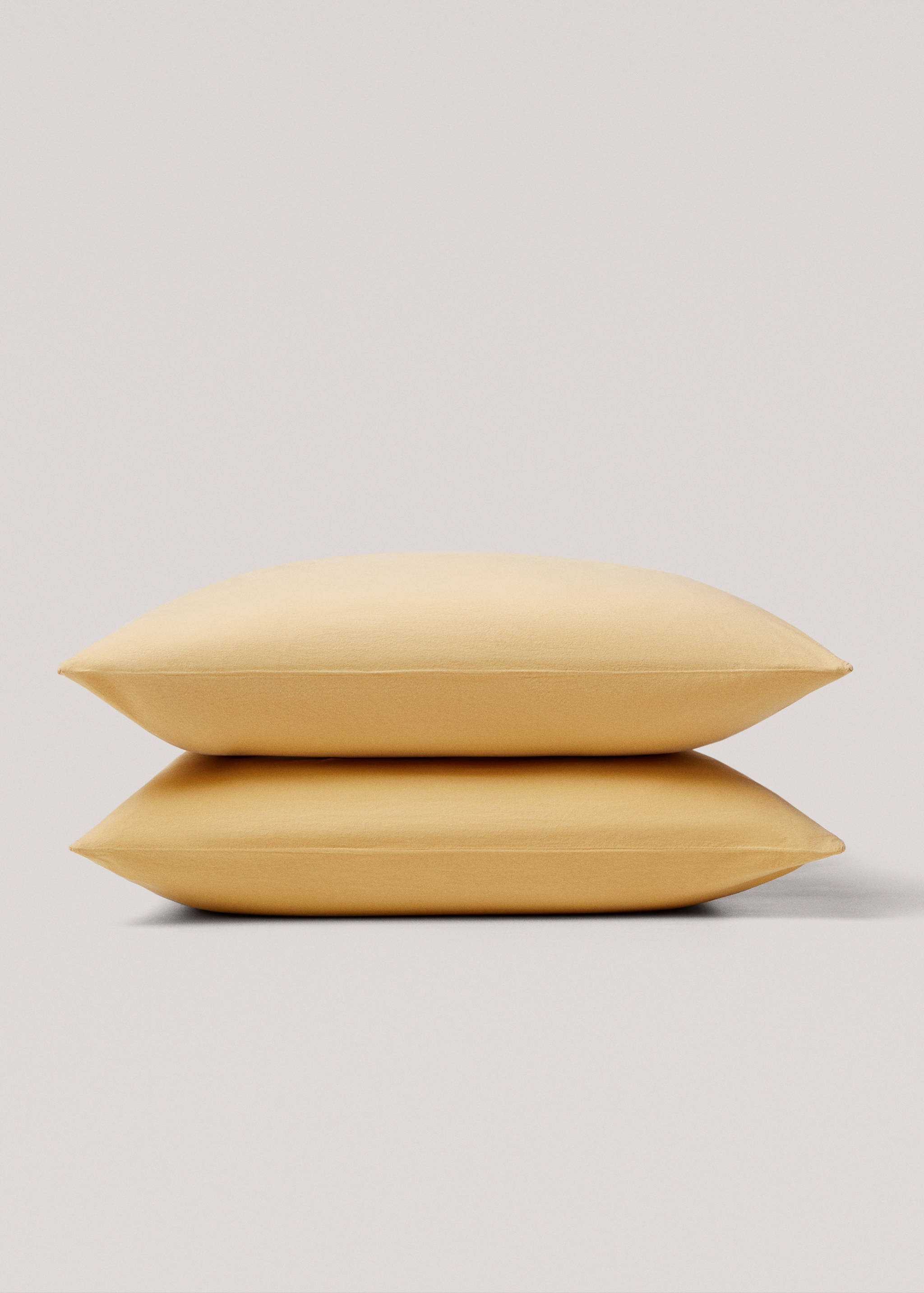 Kopfkissenbezug aus gewaschener Baumwolle 60 x 60 cm (2er-Pack) - Detail des Artikels 2
