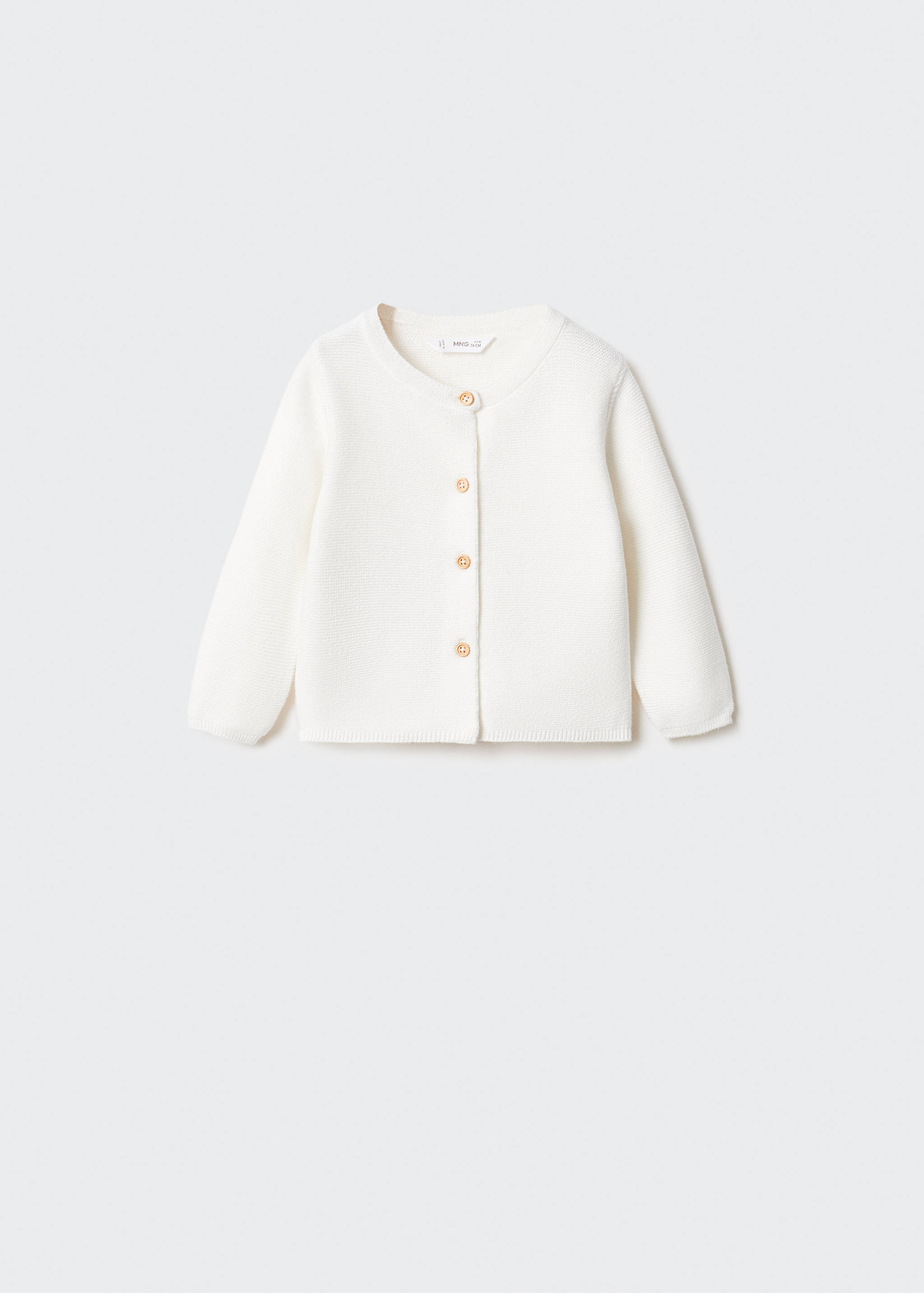 Button knit cardigan - Article without model