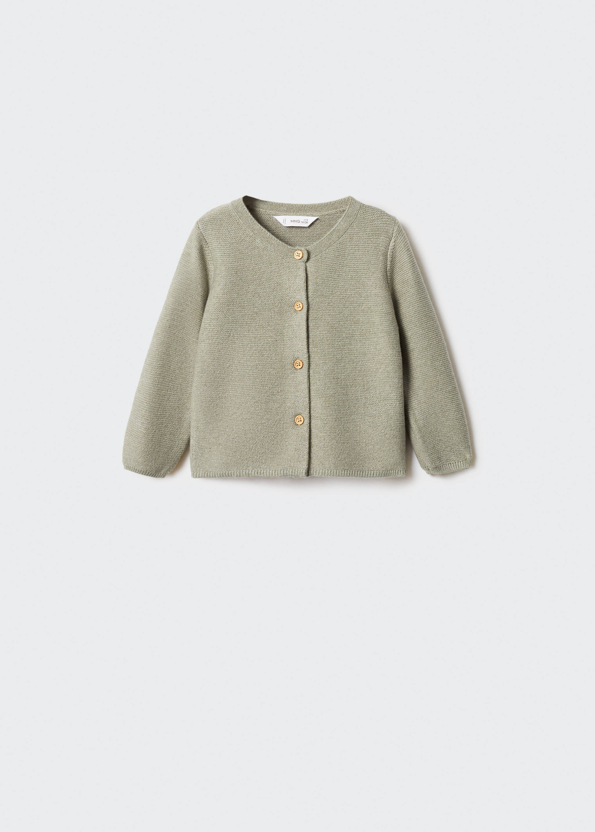 Button knit cardigan - Article without model