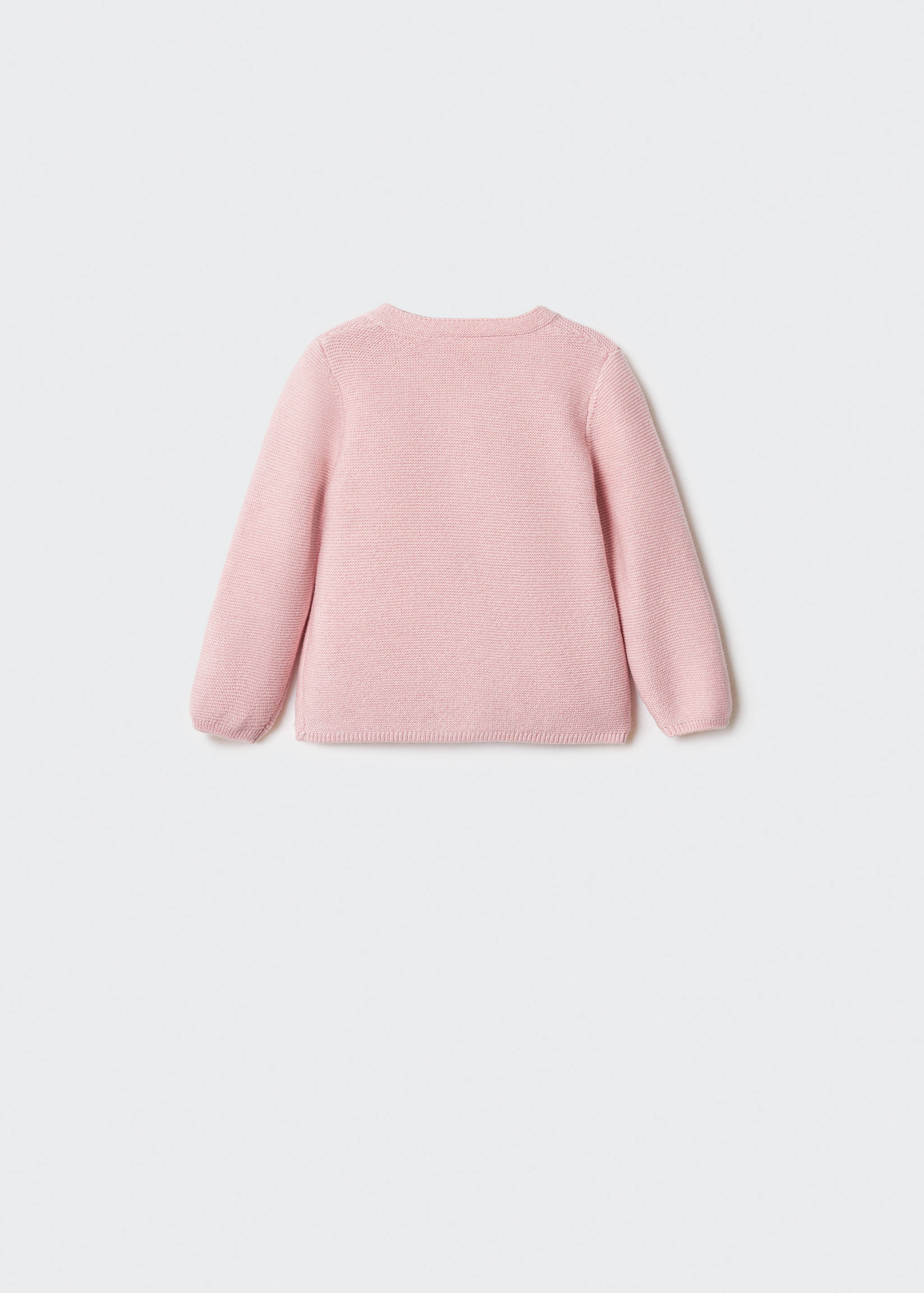 Button knit cardigan - Reverse of the article