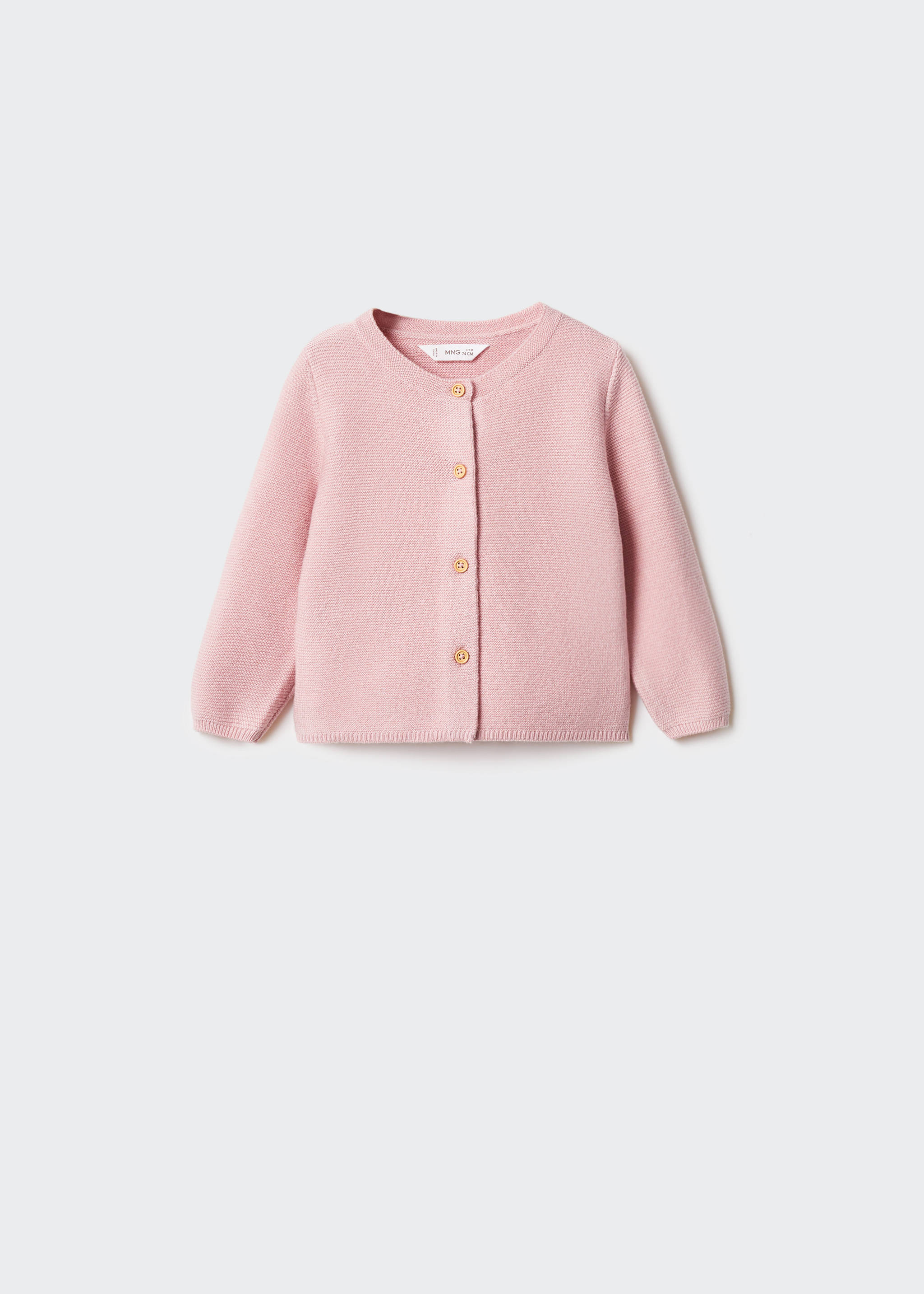 Button knit cardigan - Article without model