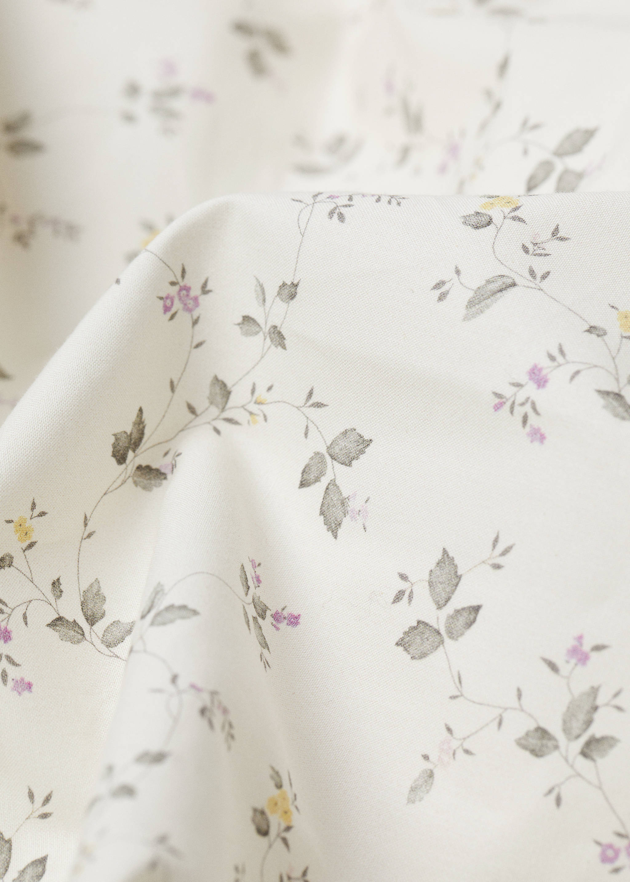 Funda nórdica reversible flores y rayas cama 180cm - Detalle del artículo 2
