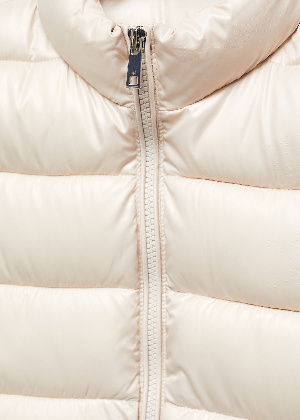 Ultra-light quilted gilet — Ecru
