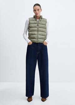 Ultra-light quilted gilet — Green 2