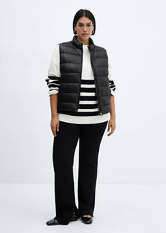 Ultra-light quilted gilet — Black 5