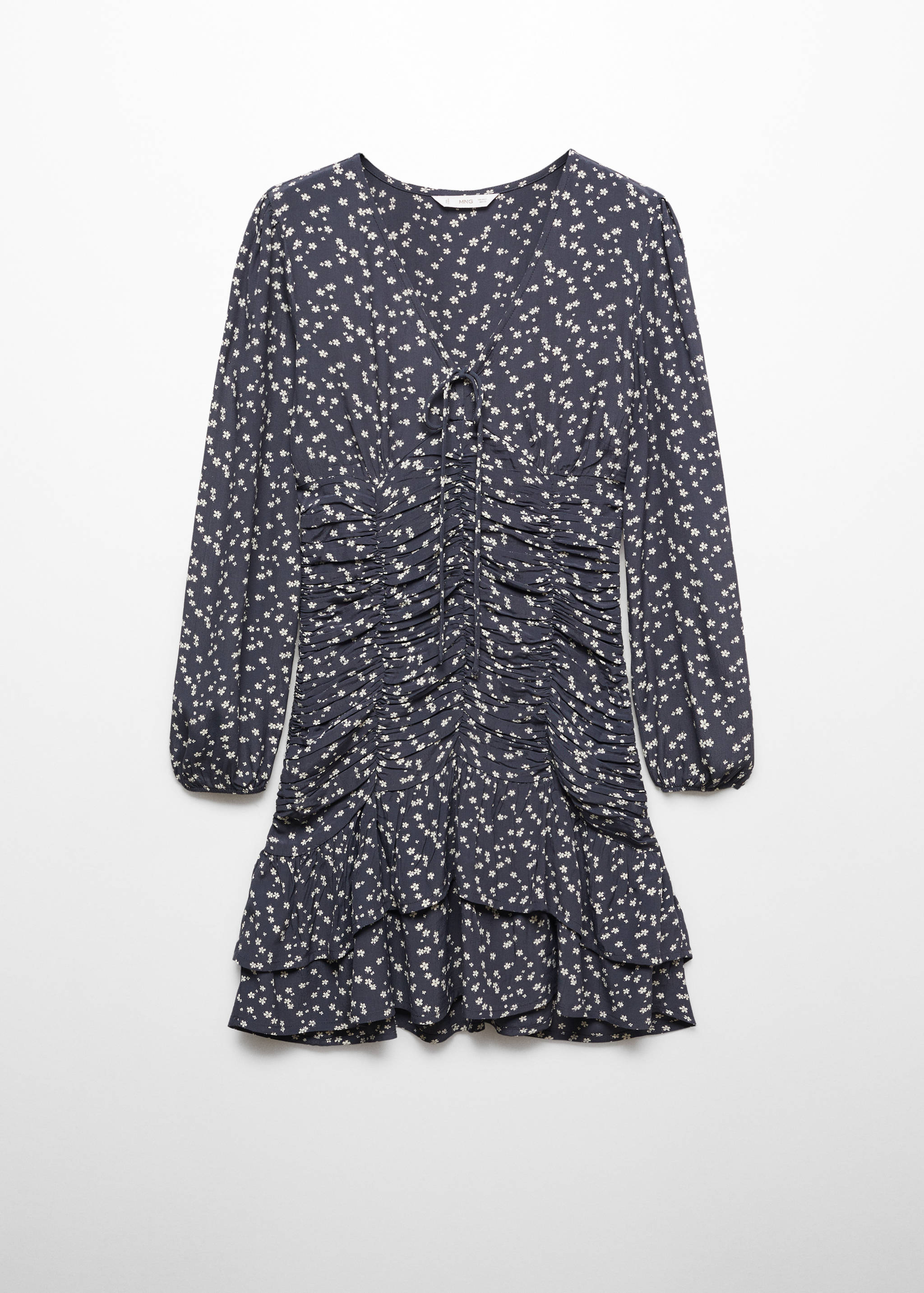 Ruched floral dress - Article without model