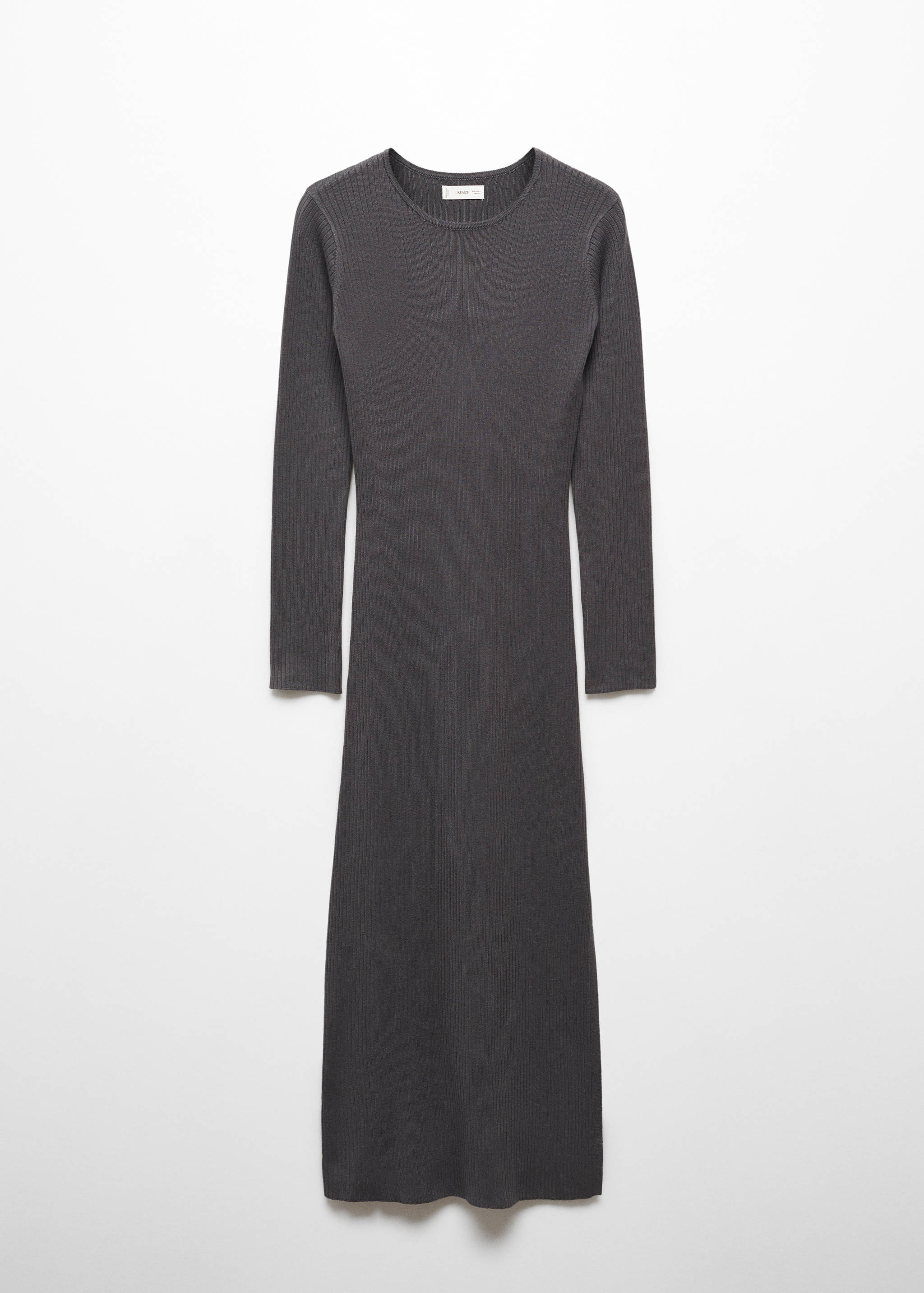Ribbed midi dress - Article without model