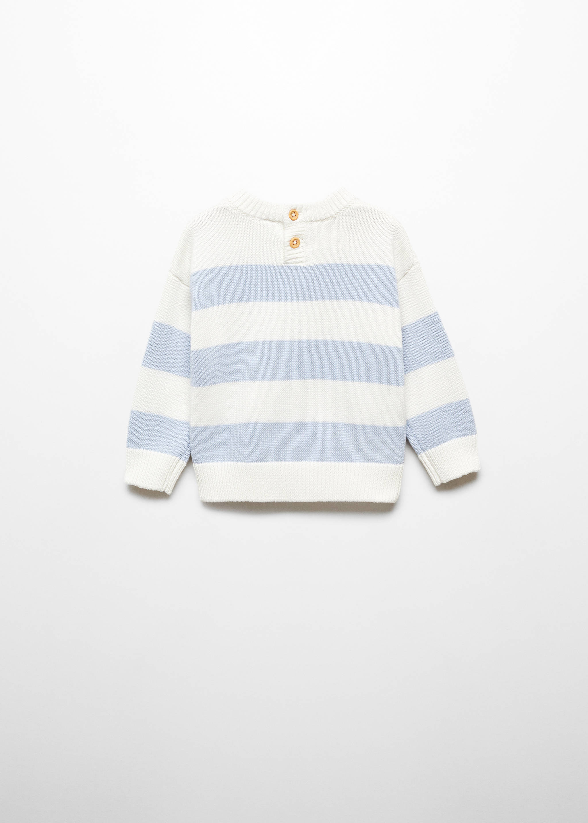 Striped cotton-blend sweater - Reverse of the article