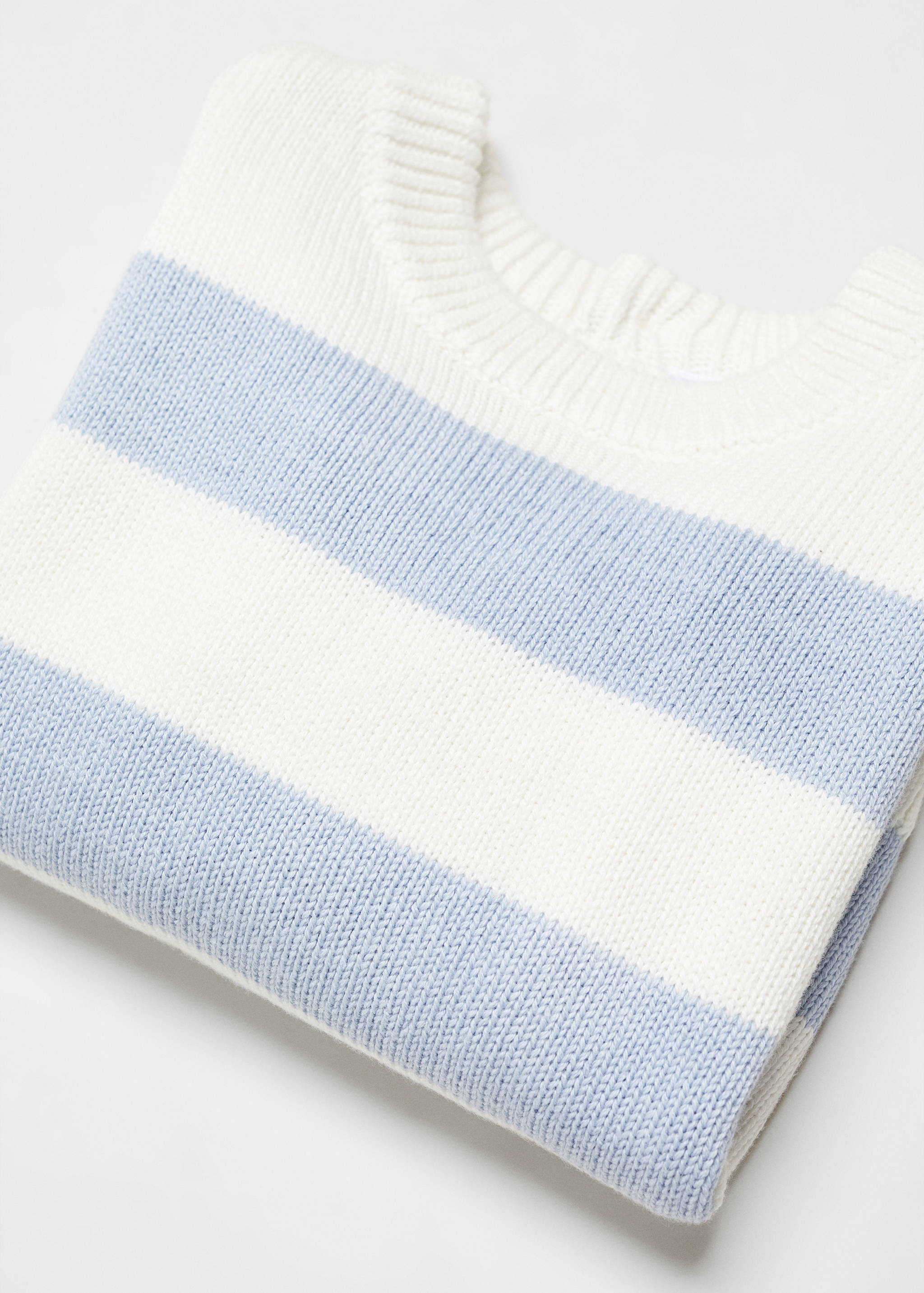 Striped cotton-blend sweater - Details of the article 8