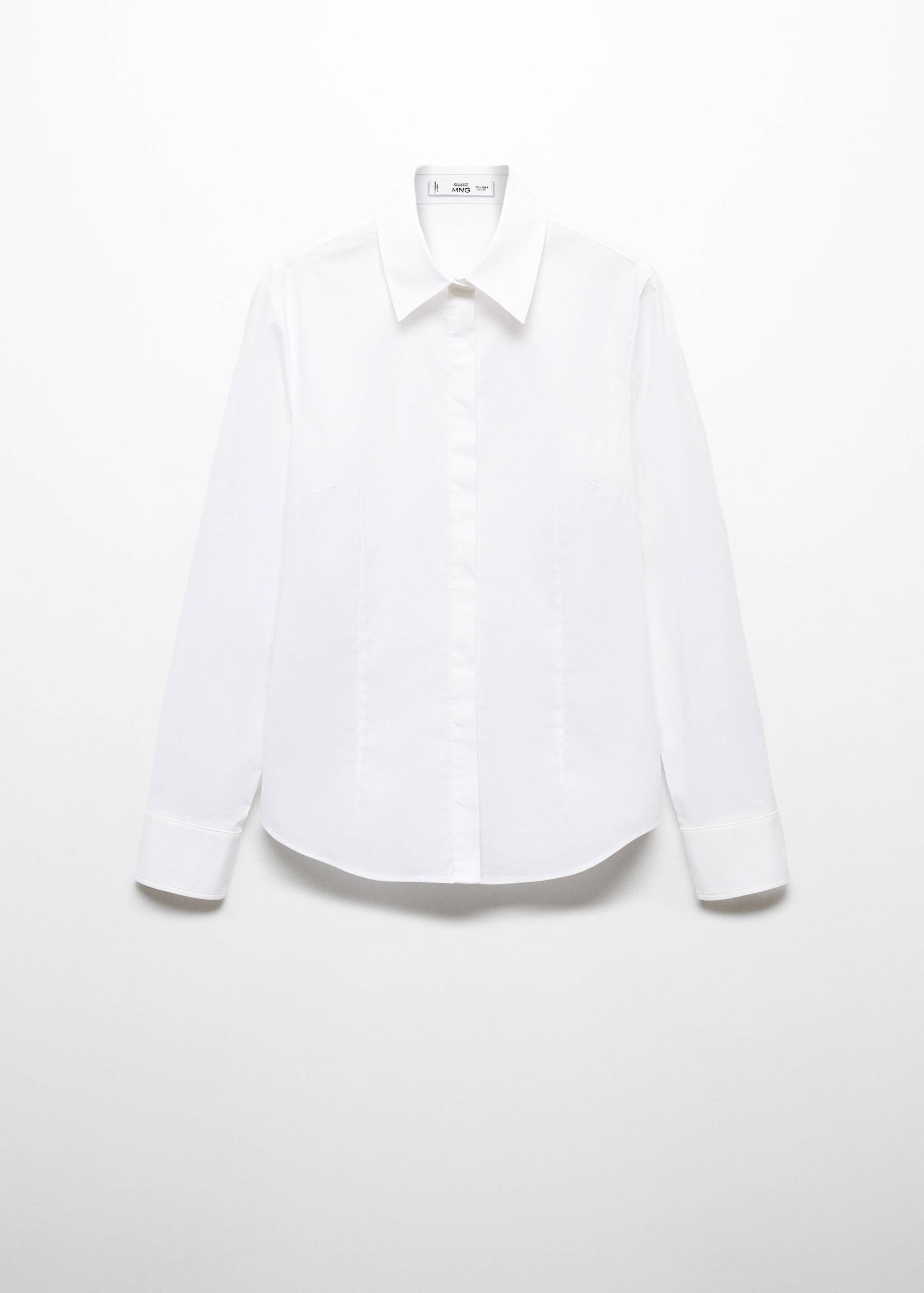 Fitted cotton shirt - Article without model