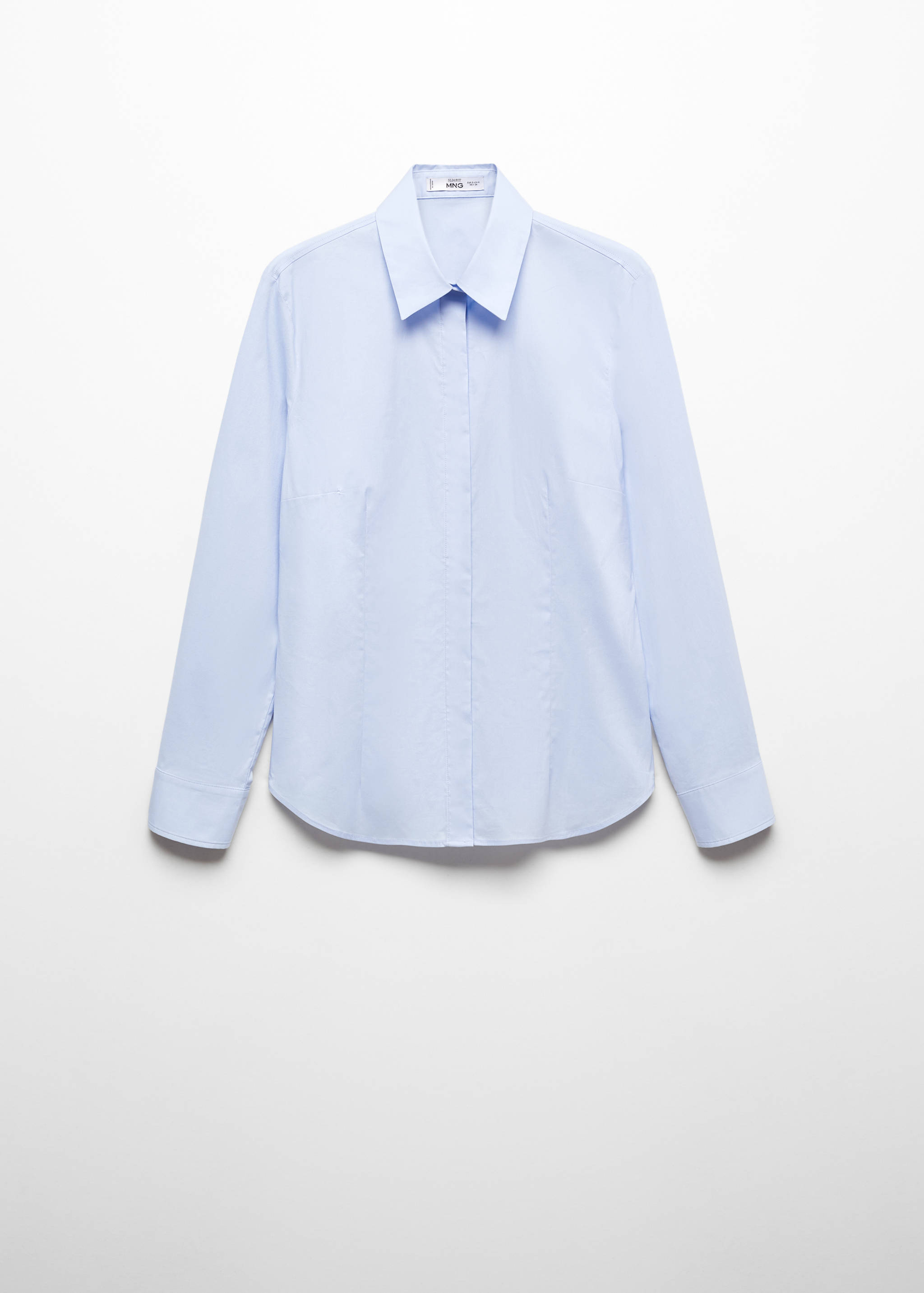 Fitted cotton shirt - Article without model