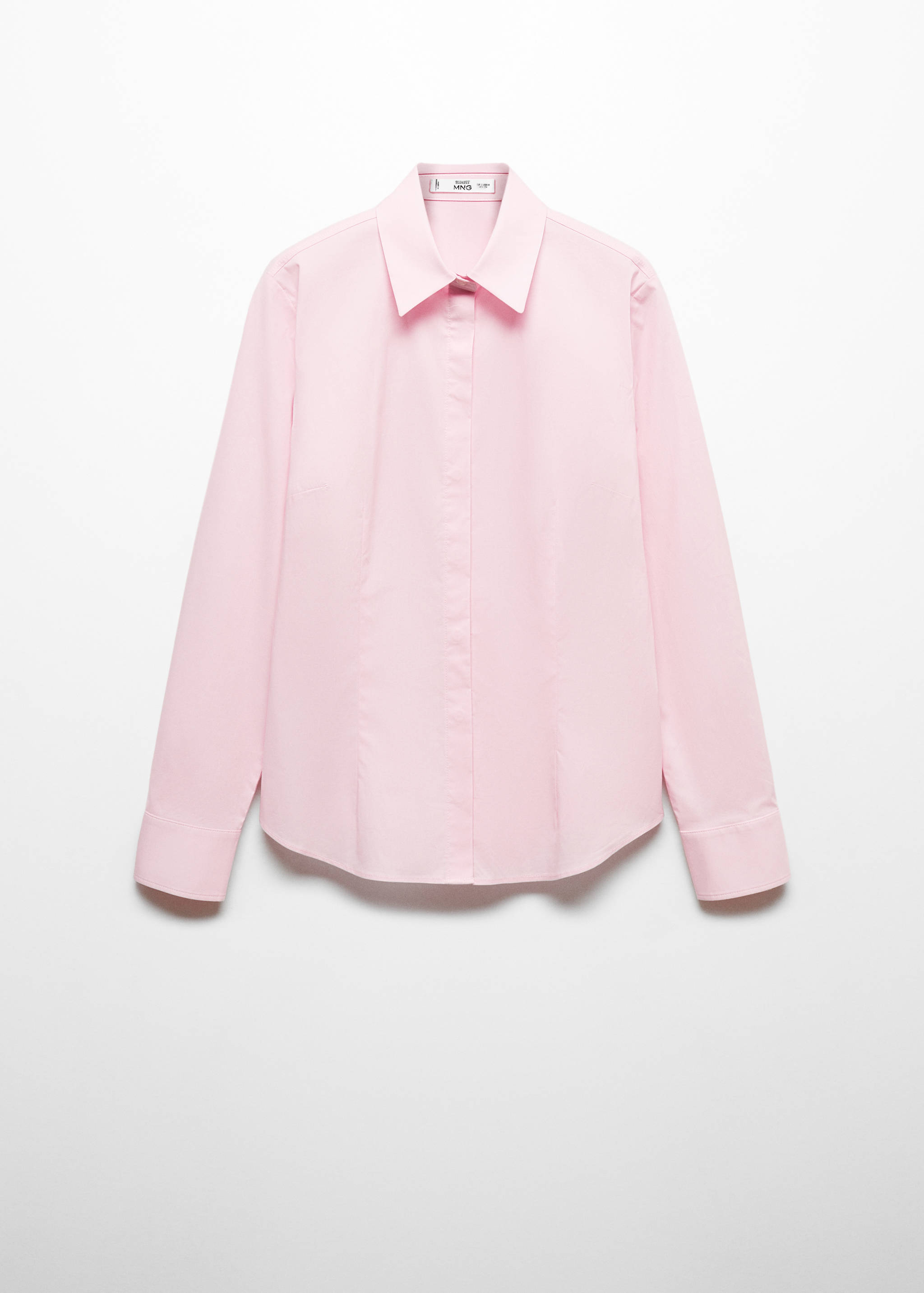 Fitted cotton shirt - Article without model