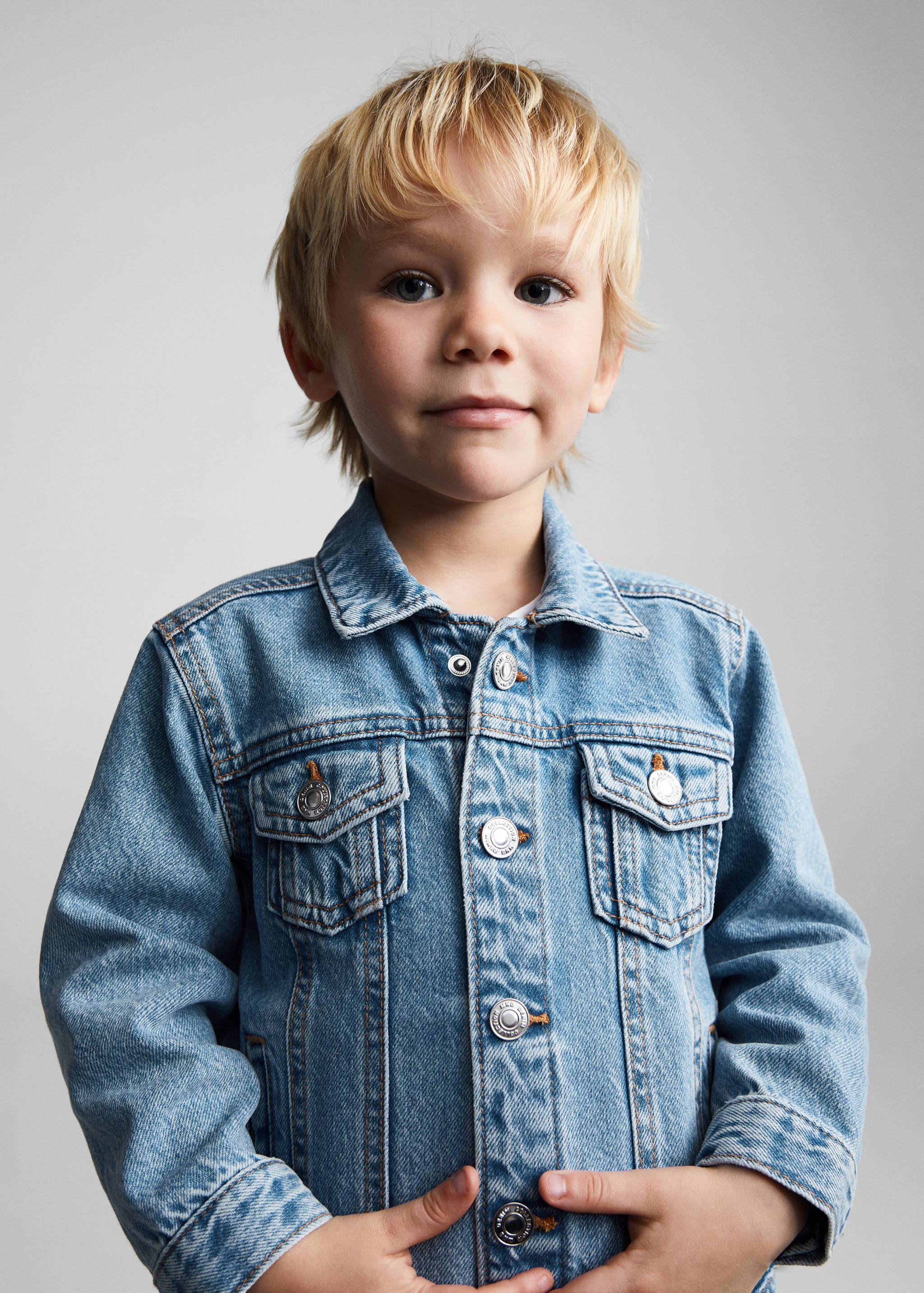 Cotton denim jacket - Details of the article 1