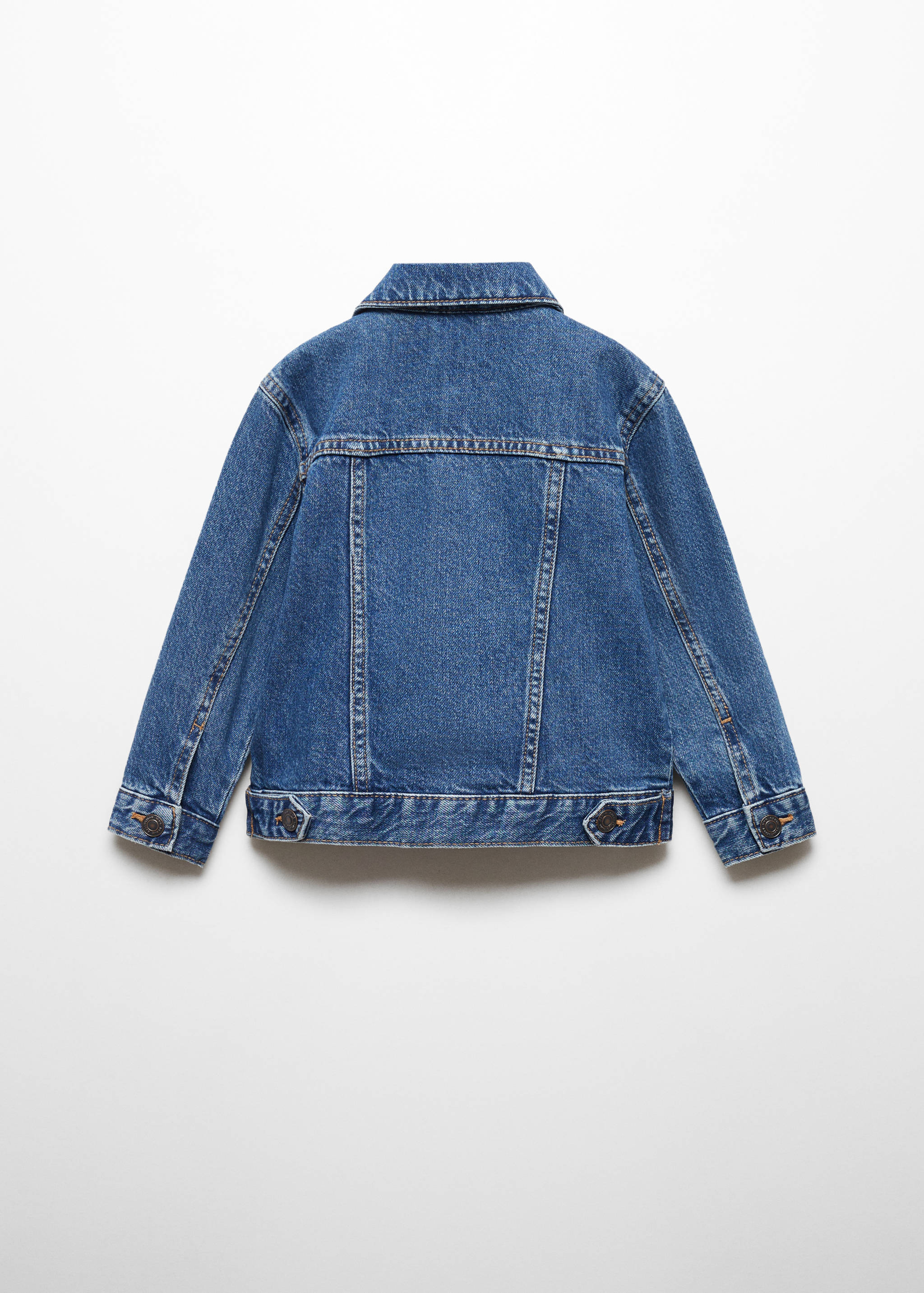 Cotton denim jacket - Reverse of the article