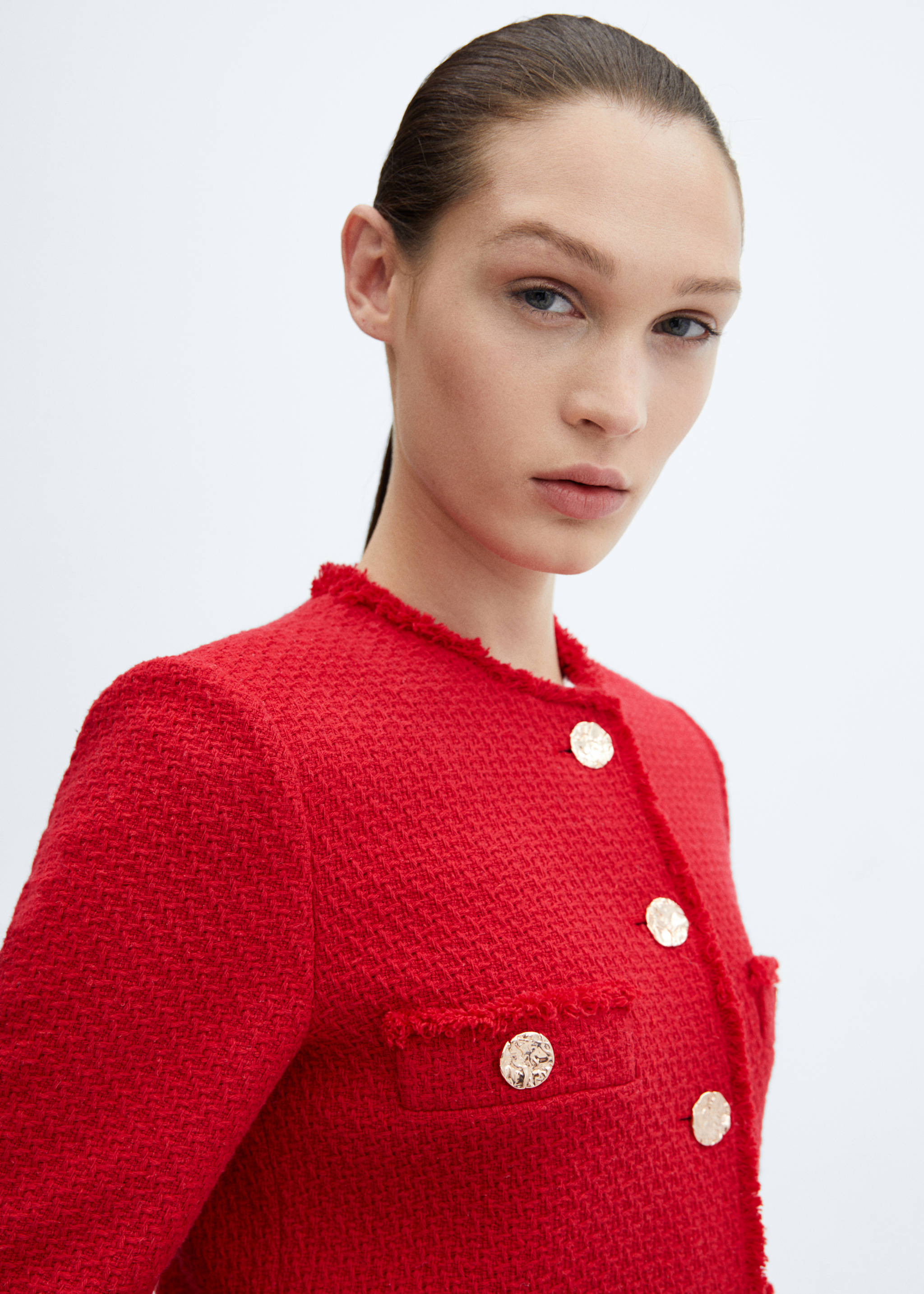 Veste tweed boutons métalliques - Détail de l'article 1