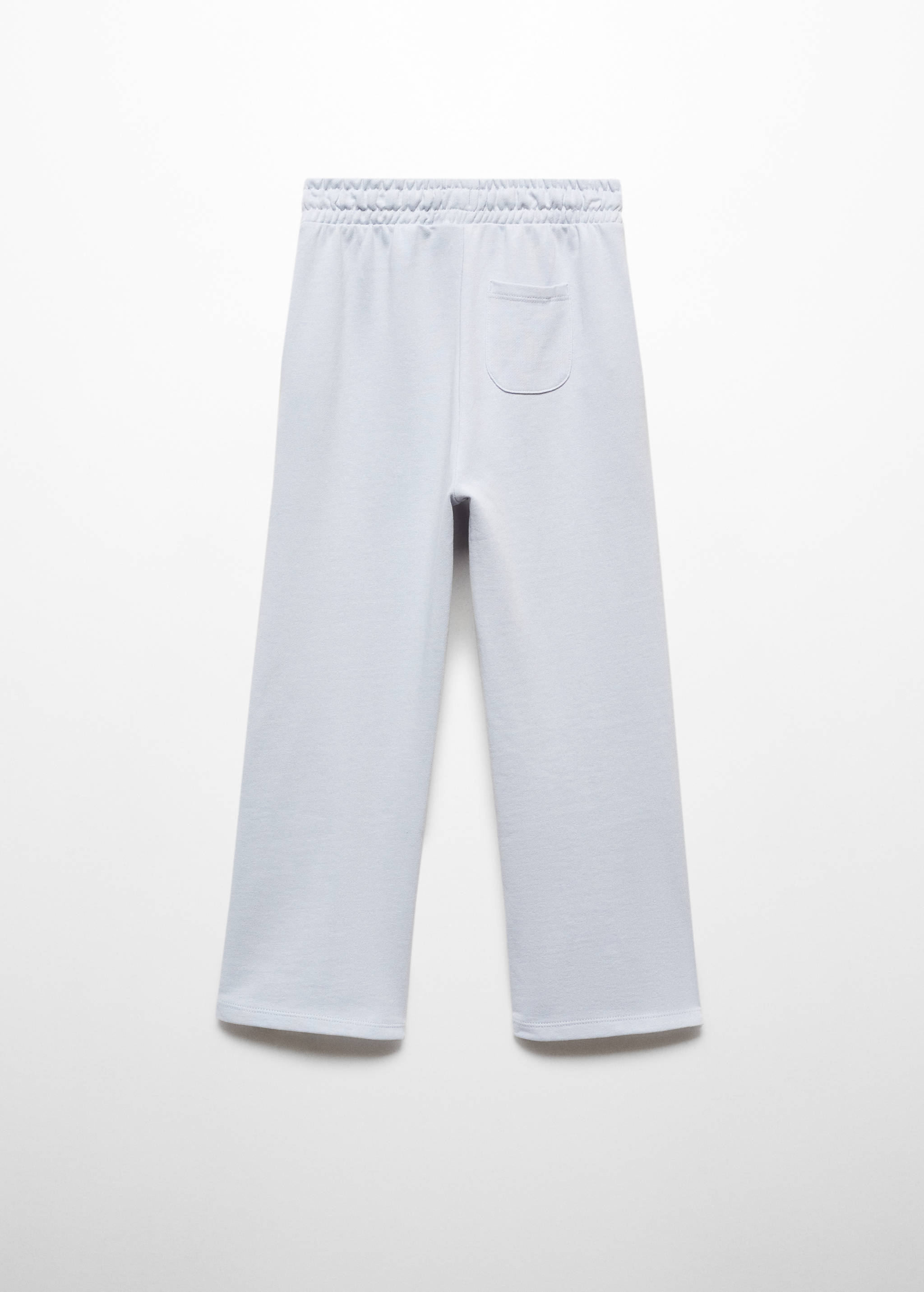 Elastic waist cotton trousers - Reverse of the article