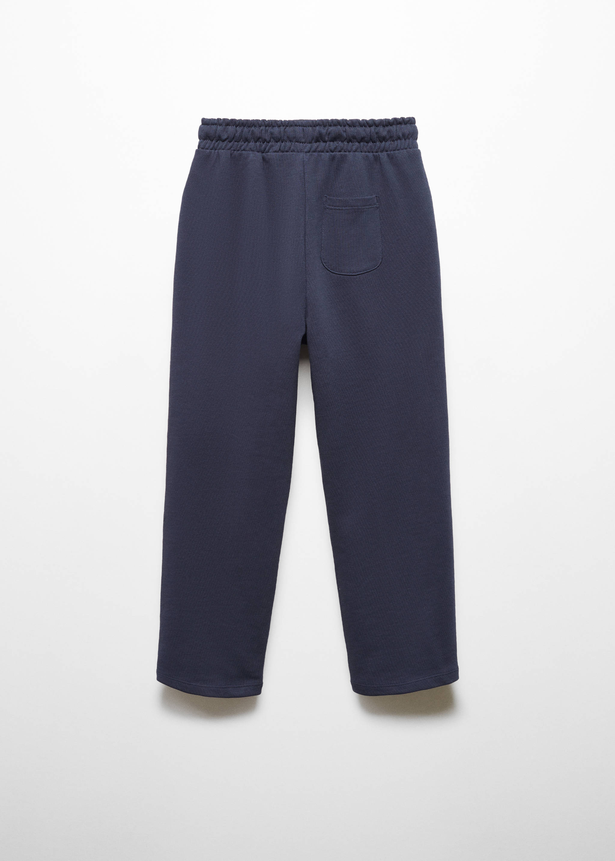 Elastic waist cotton trousers - Reverse of the article