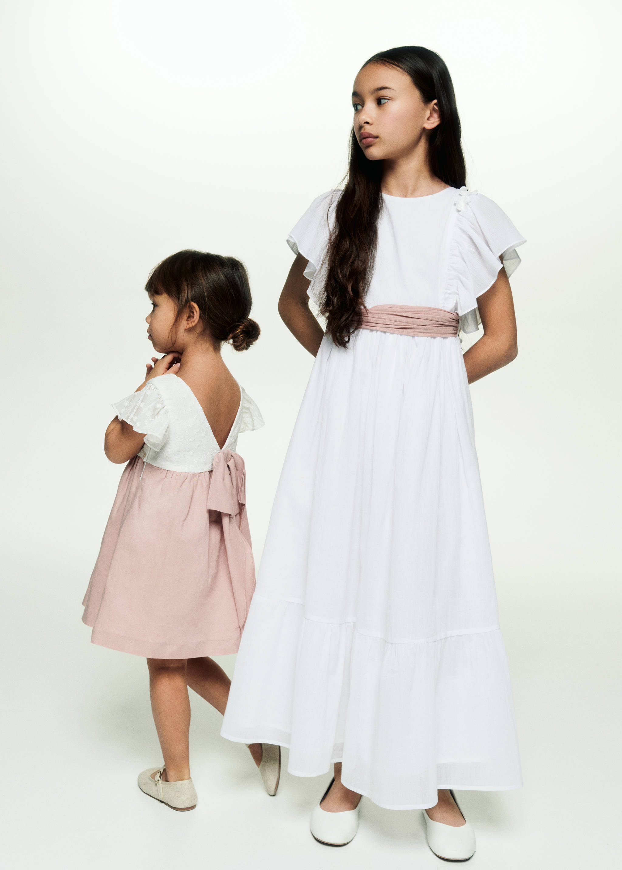 竹纤维棉质连衣裙 - null