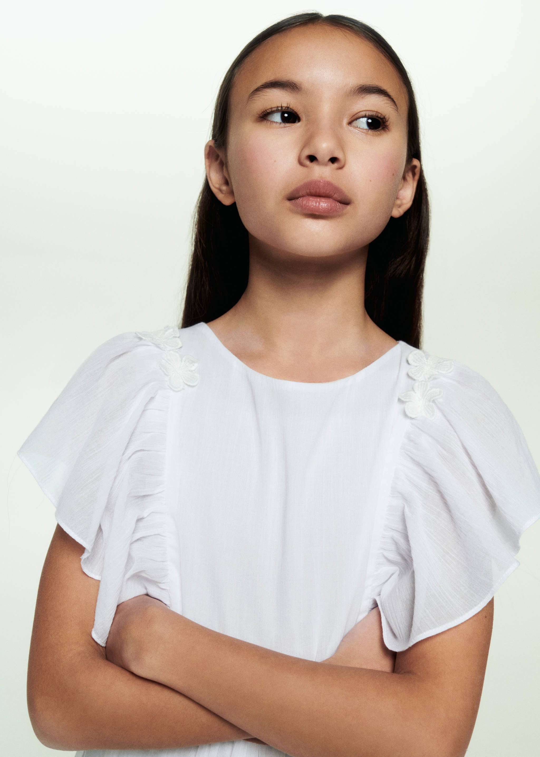 竹纤维棉质连衣裙 - null