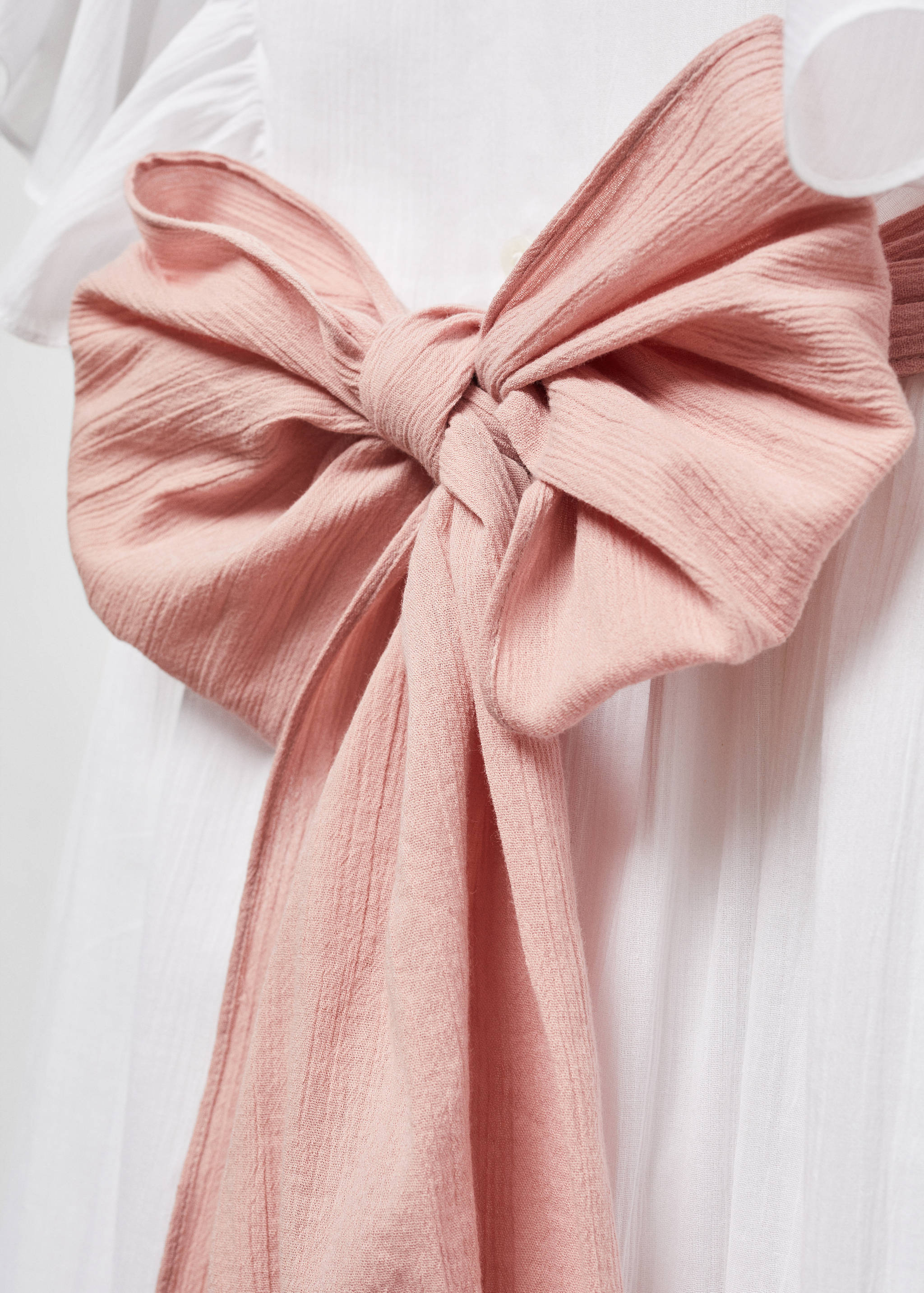 竹纤维棉质连衣裙 - null