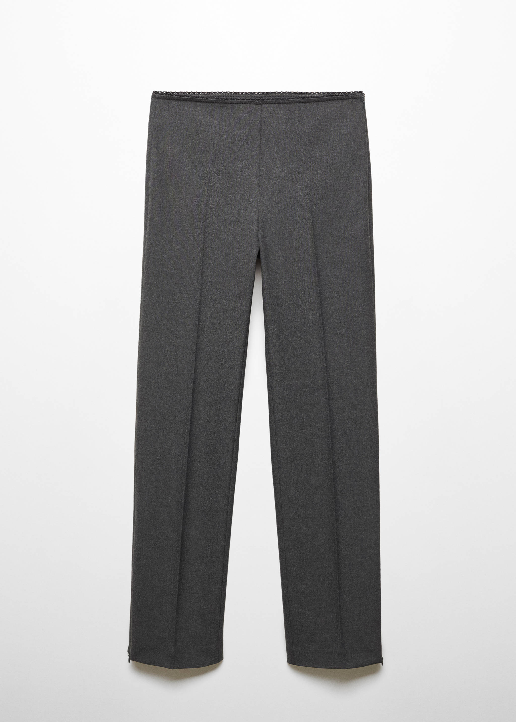 Trousers with side-zip hem - Article without model