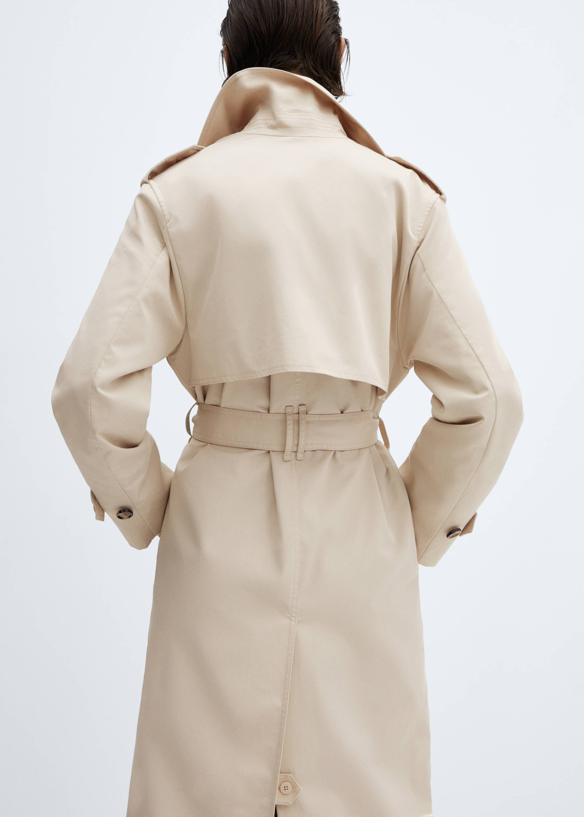 Тренч с двубортной застежкой - Деталь изделия 6