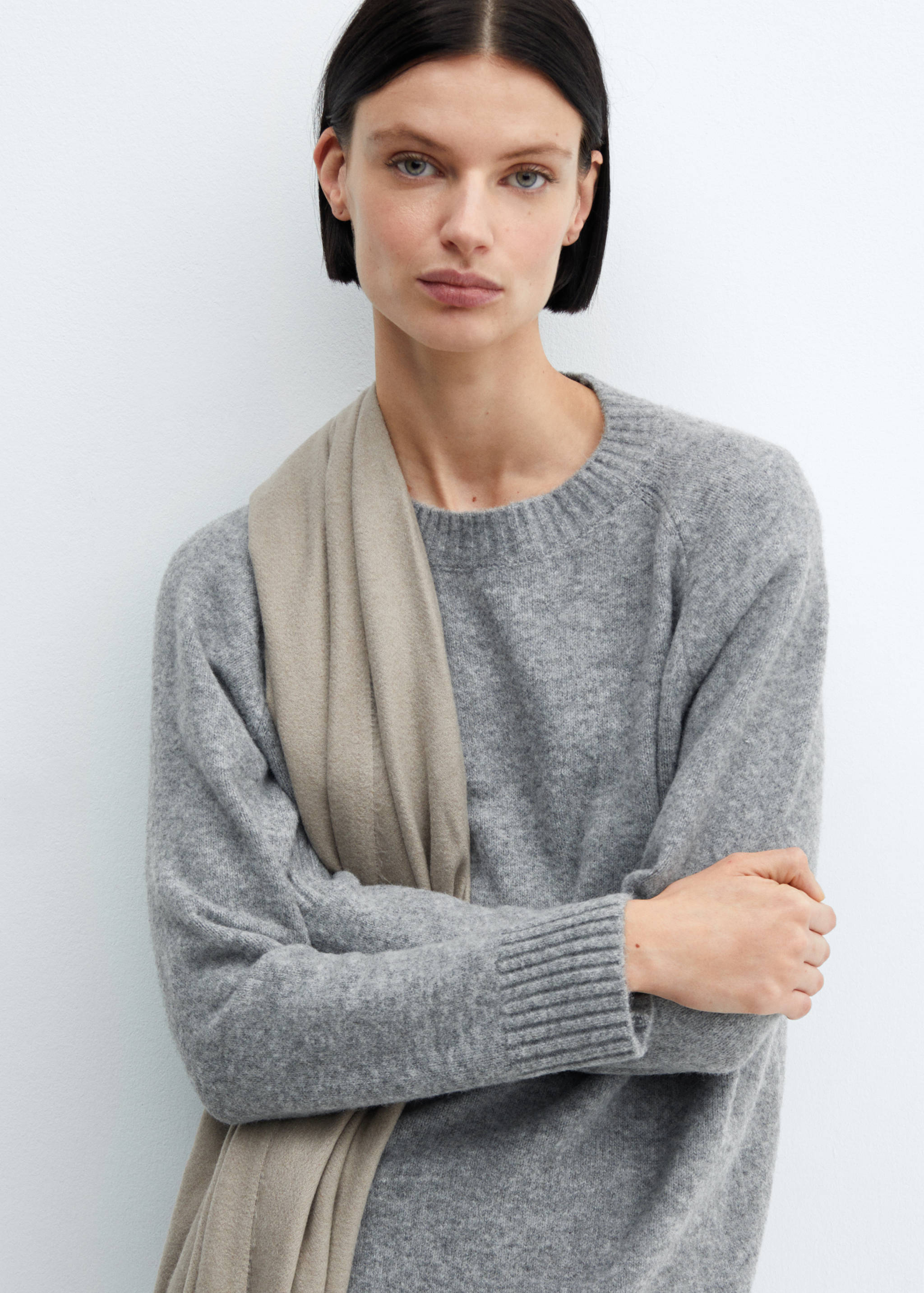 Oversize knit sweater - Details of the article 1