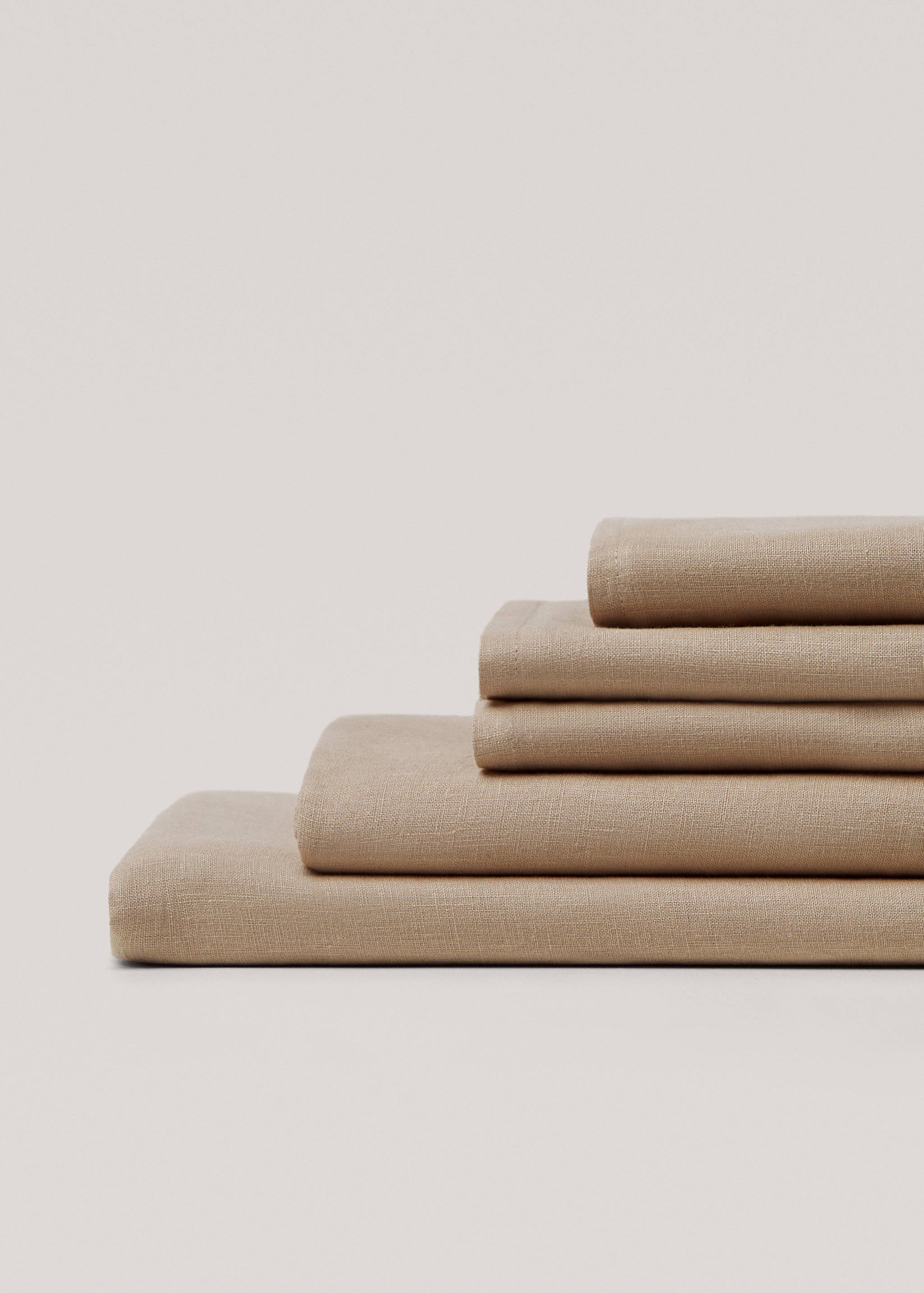 Linen top sheet for 180/200 cm bed - Details of the article 1