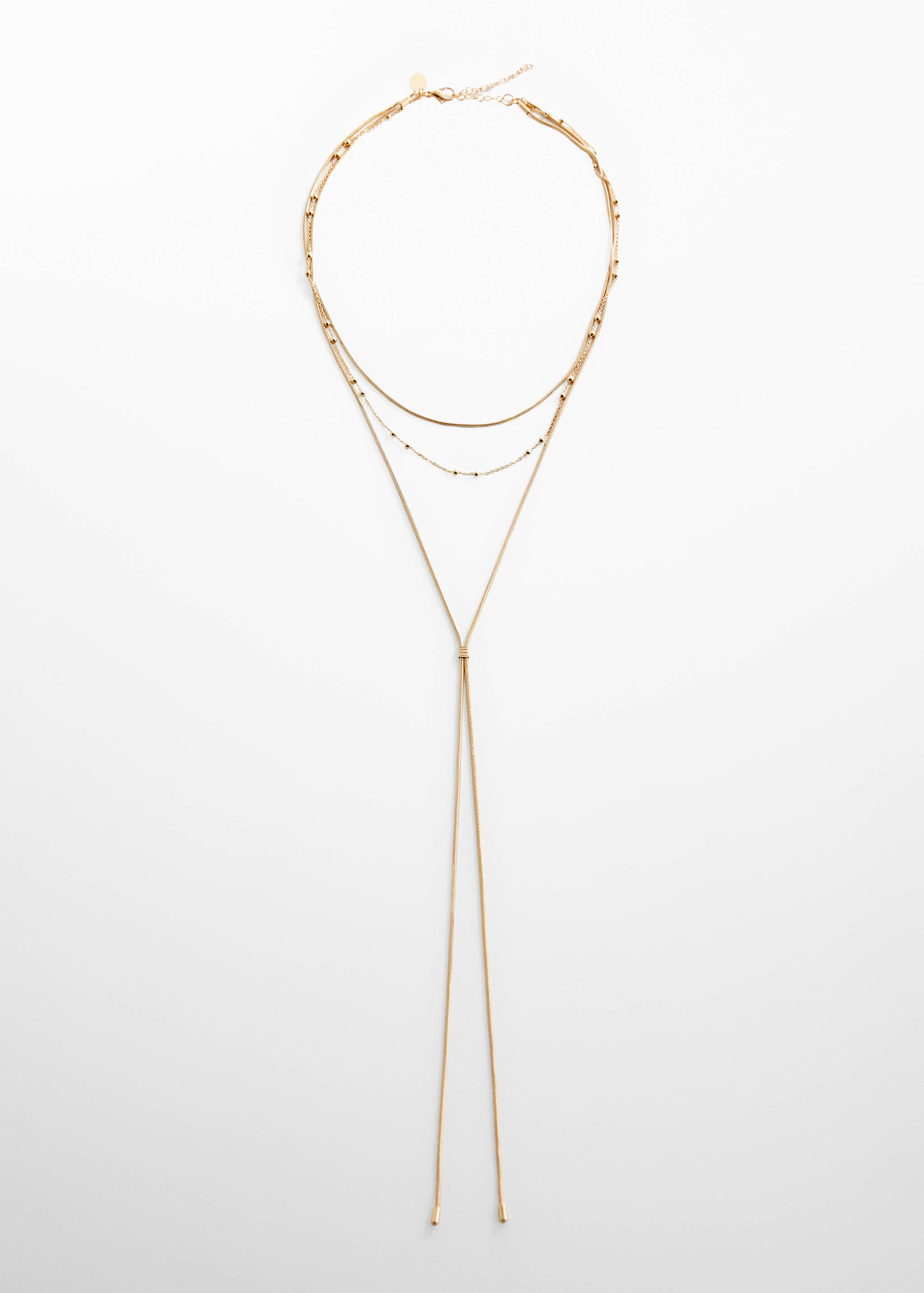 Long triple necklace - Article without model