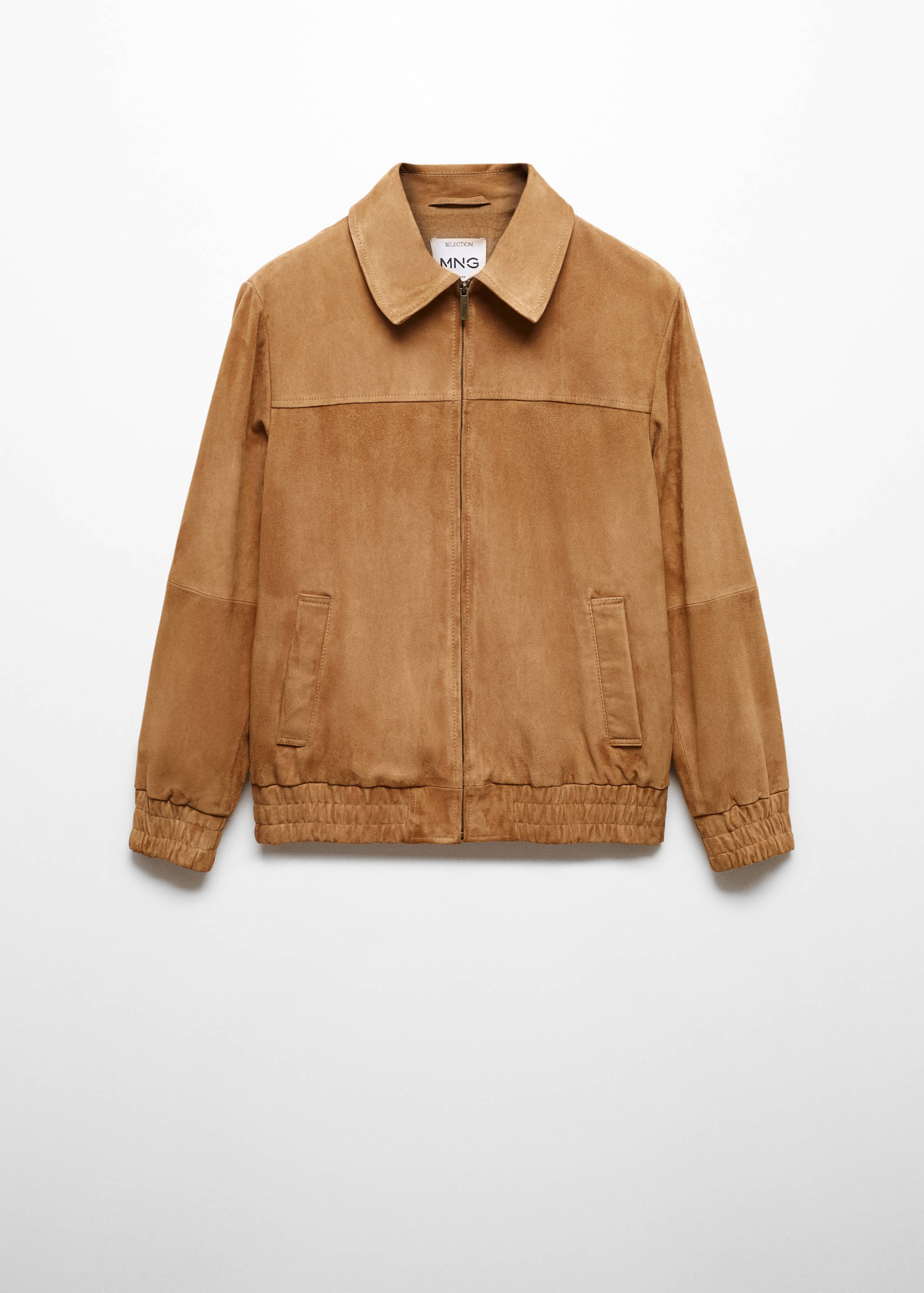 Leather bomber jacket - Article without model
