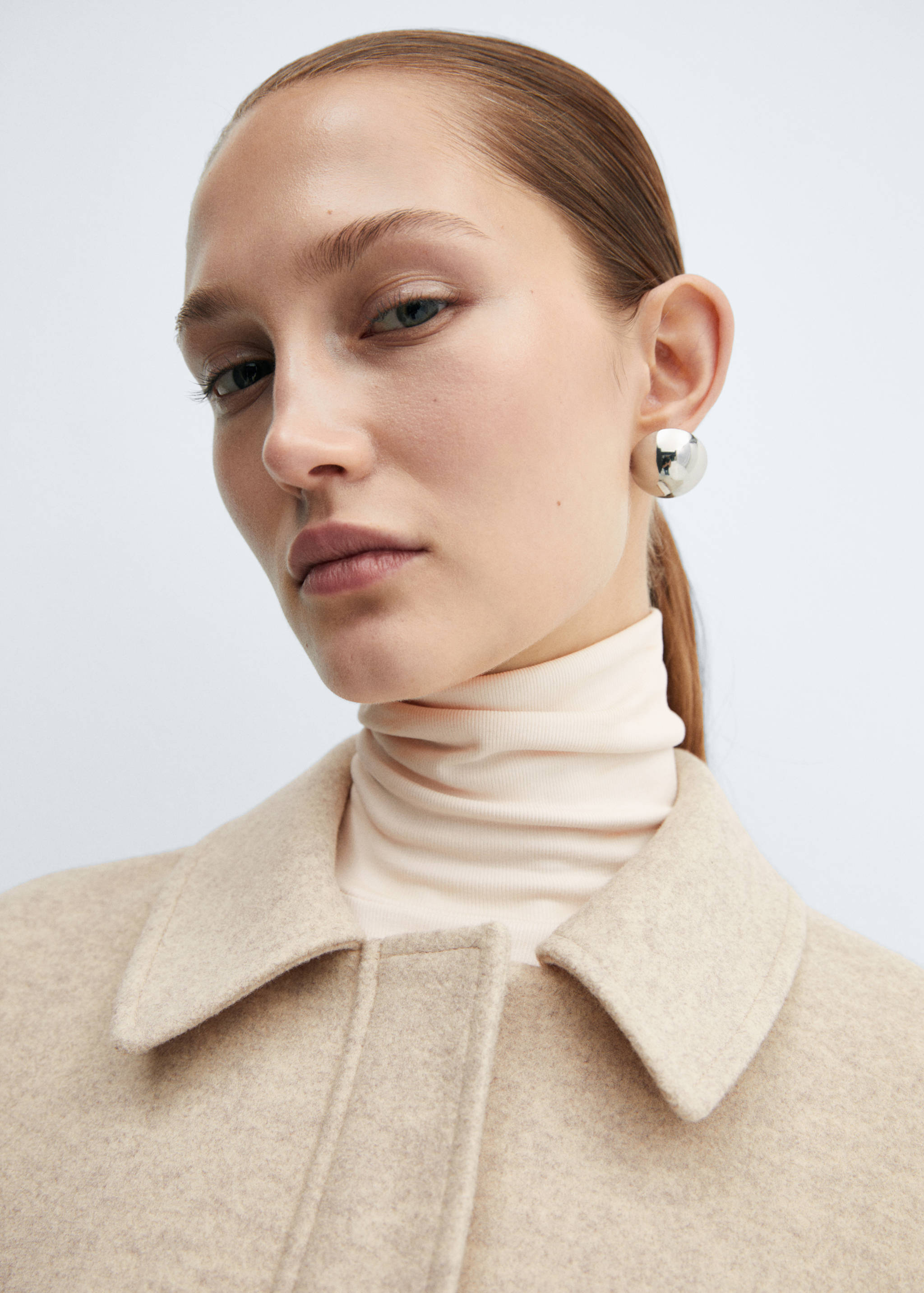 拉链装饰性车缝夹克 - null