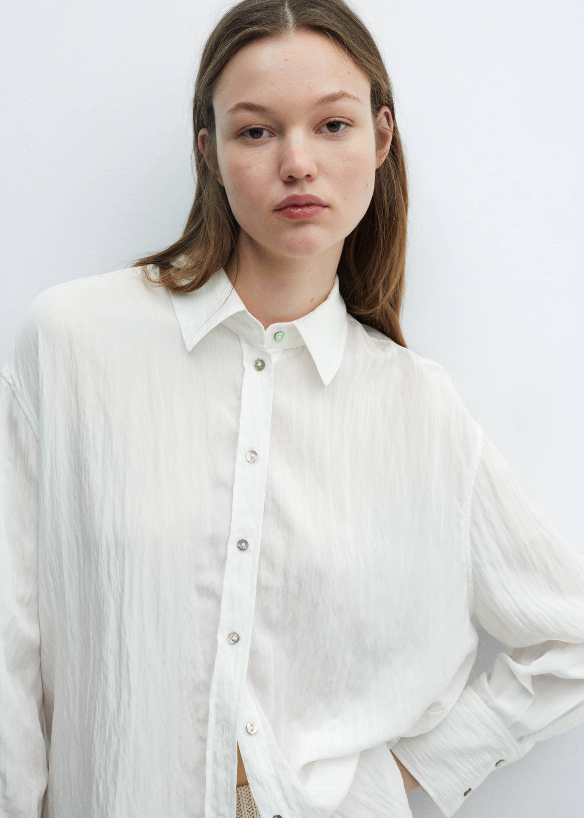 Creased-effect shirt - Details of the article 2