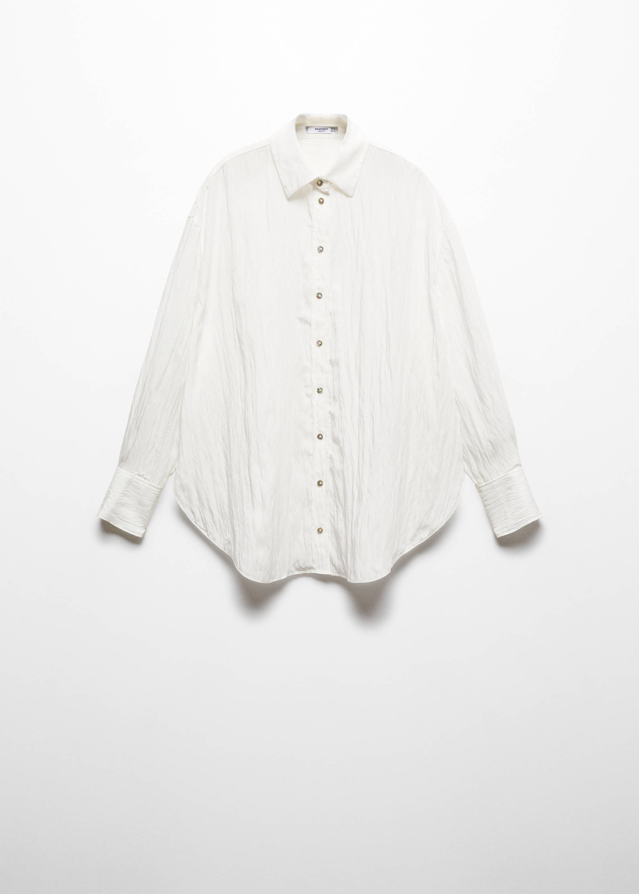 Creased-effect shirt - Article without model