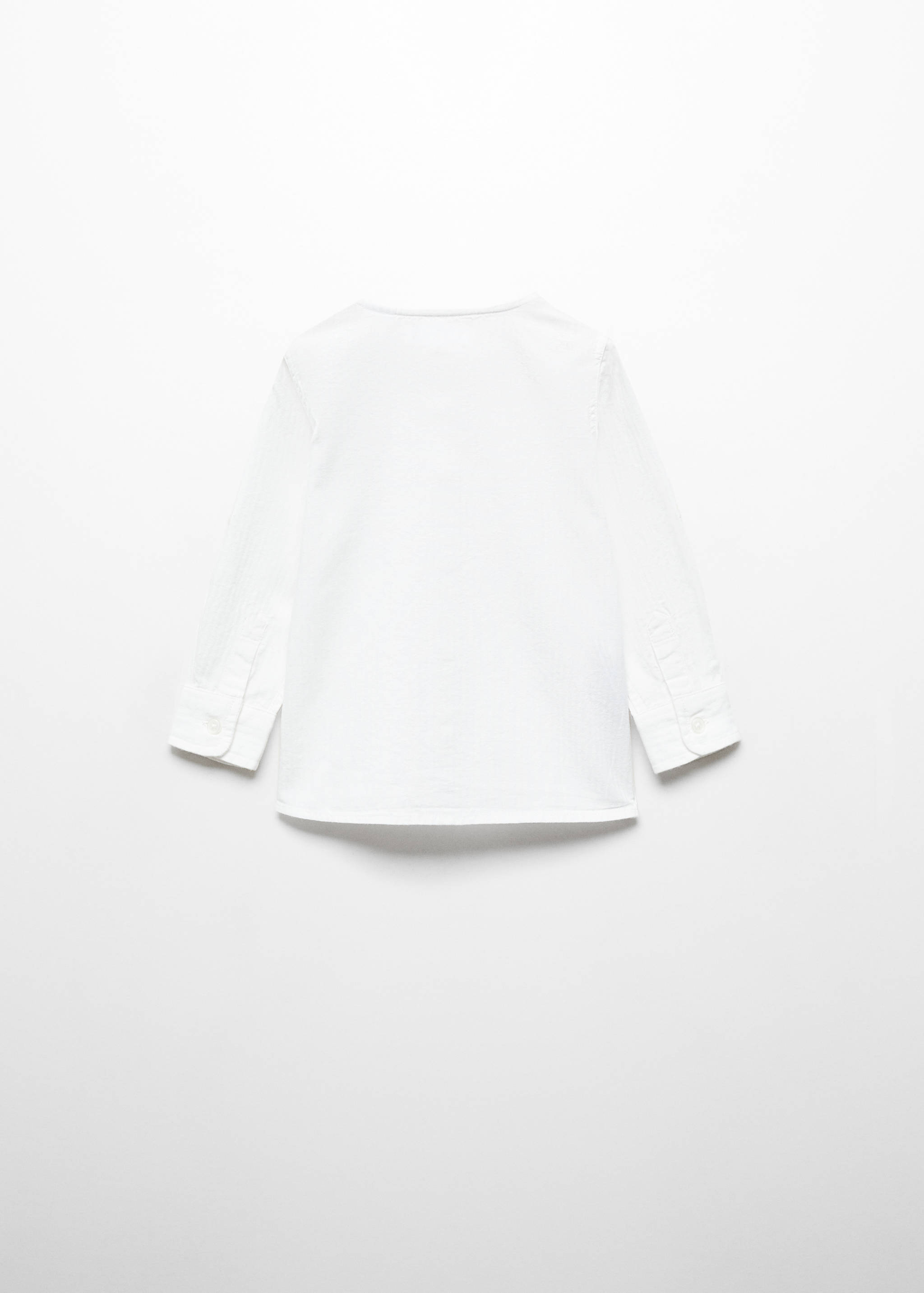 Chemise col mao - Verso de l’article