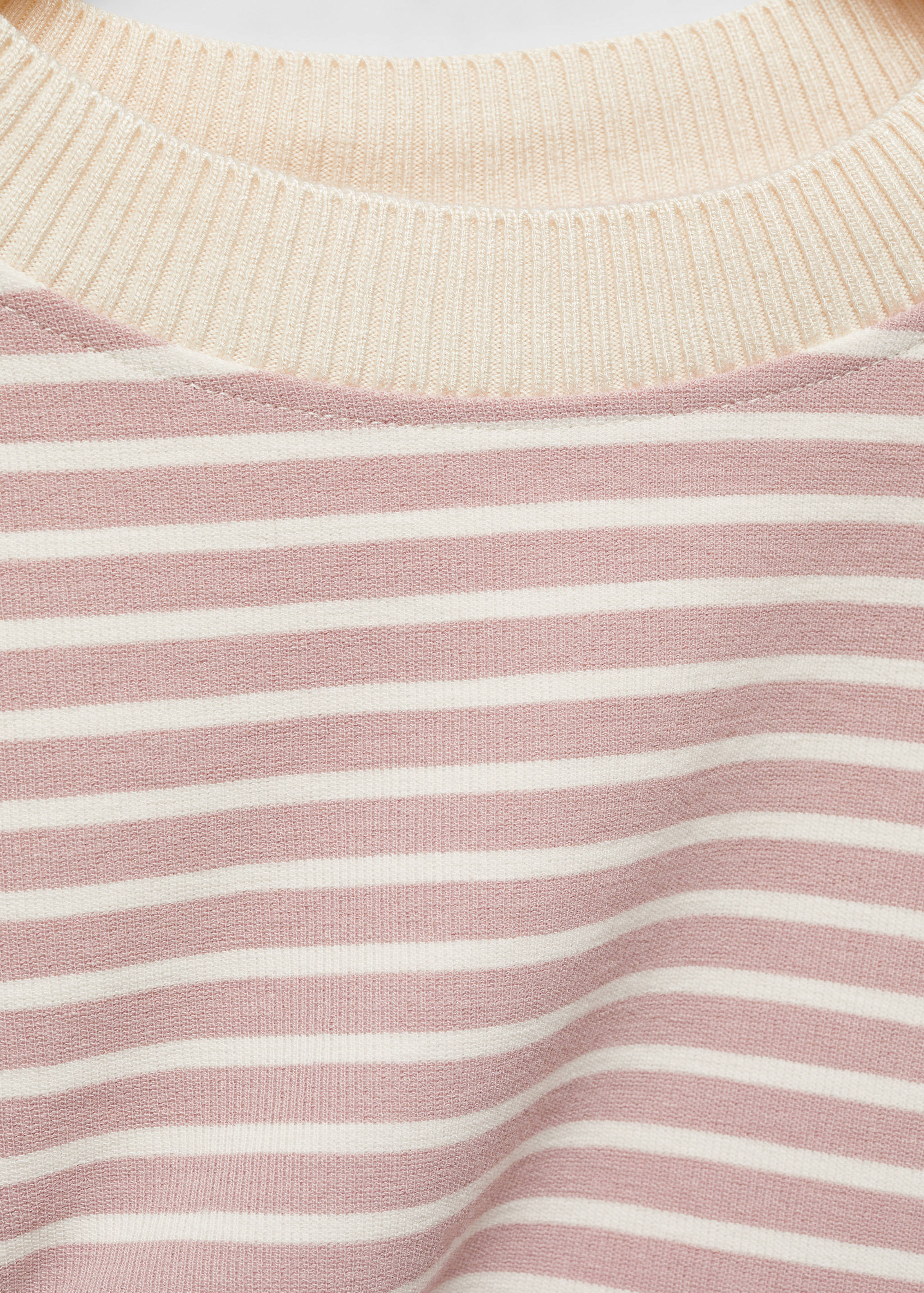 Striped knitted sweatshirt - Details of the article 8