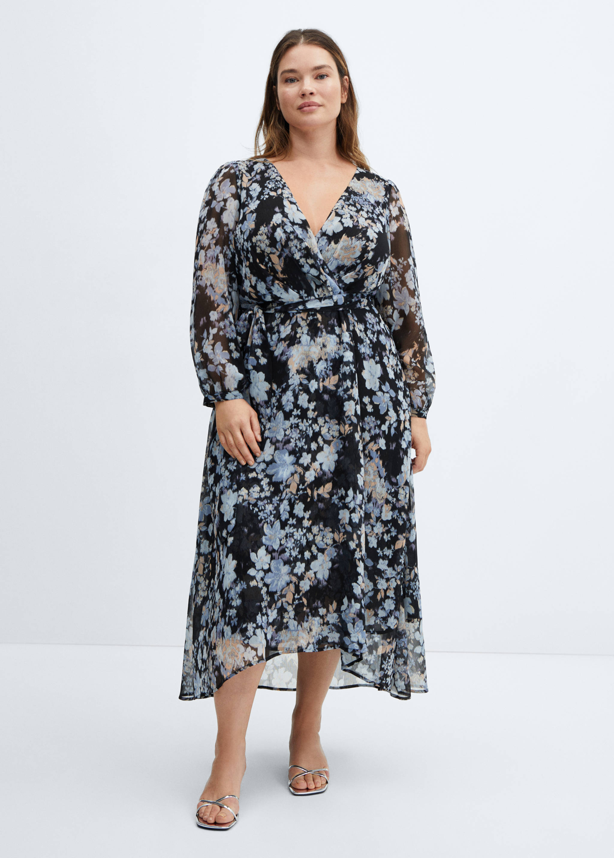 Flowy flower printed dress - Details of the article 3