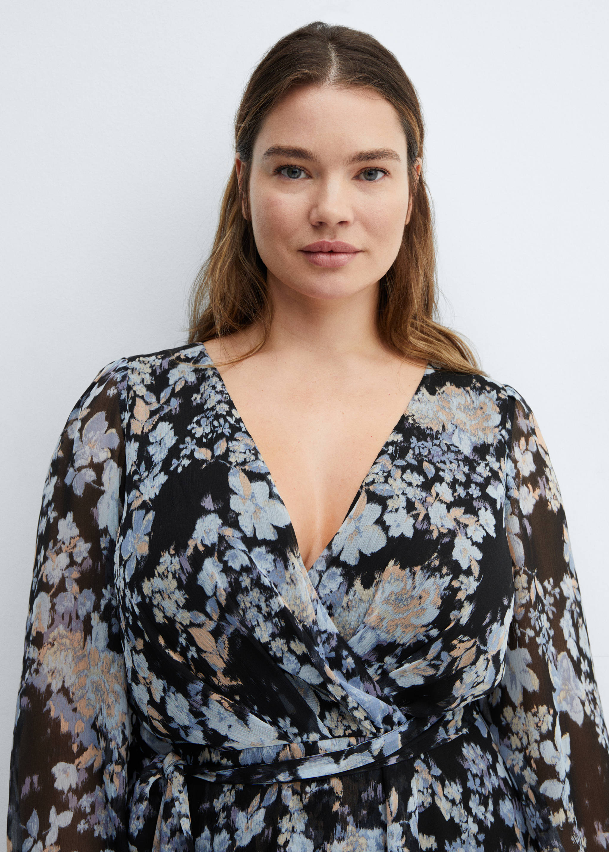 Flowy flower printed dress - Details of the article 4