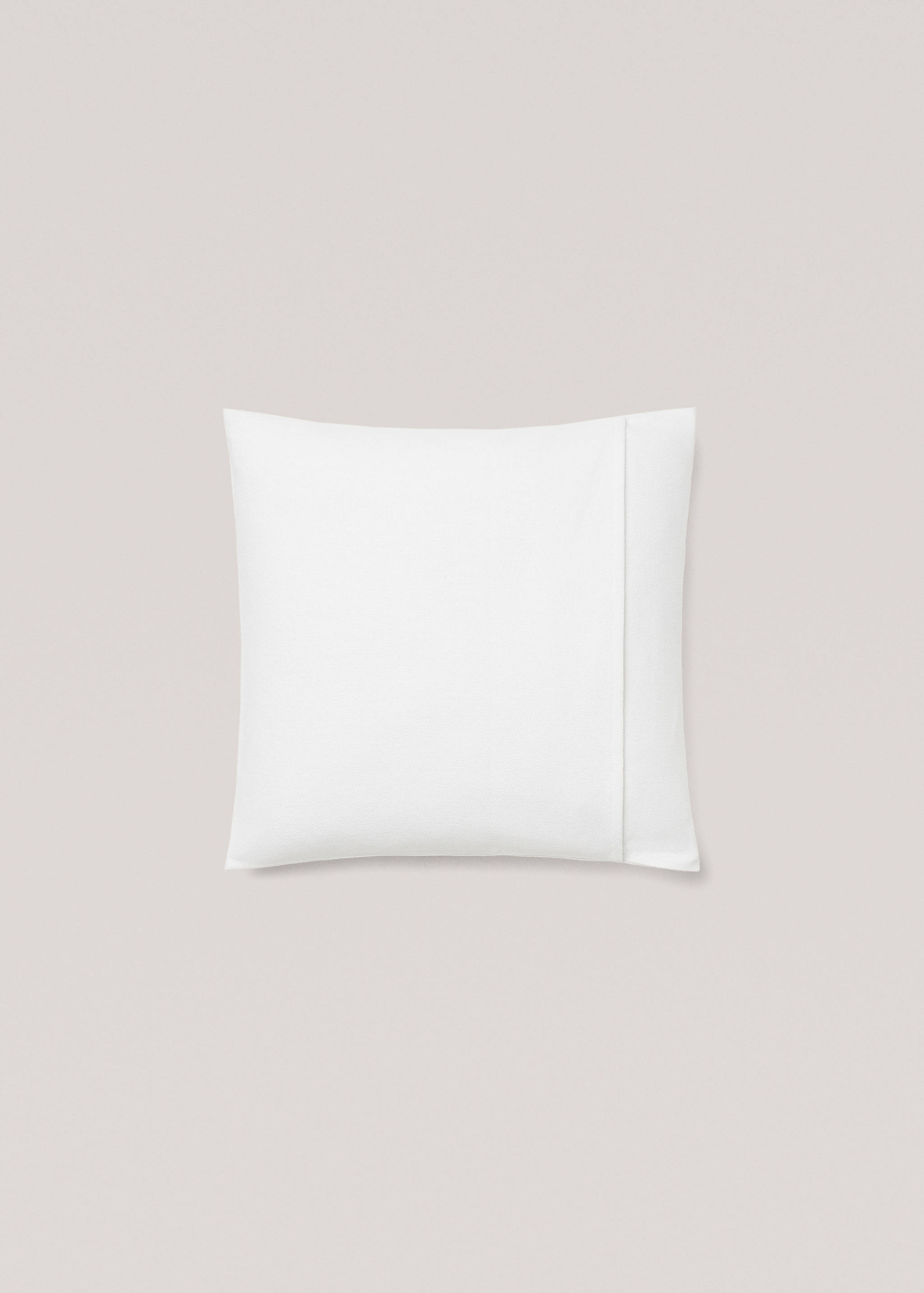 Textured cotton cushion case 45x45cm - Details of the article 1