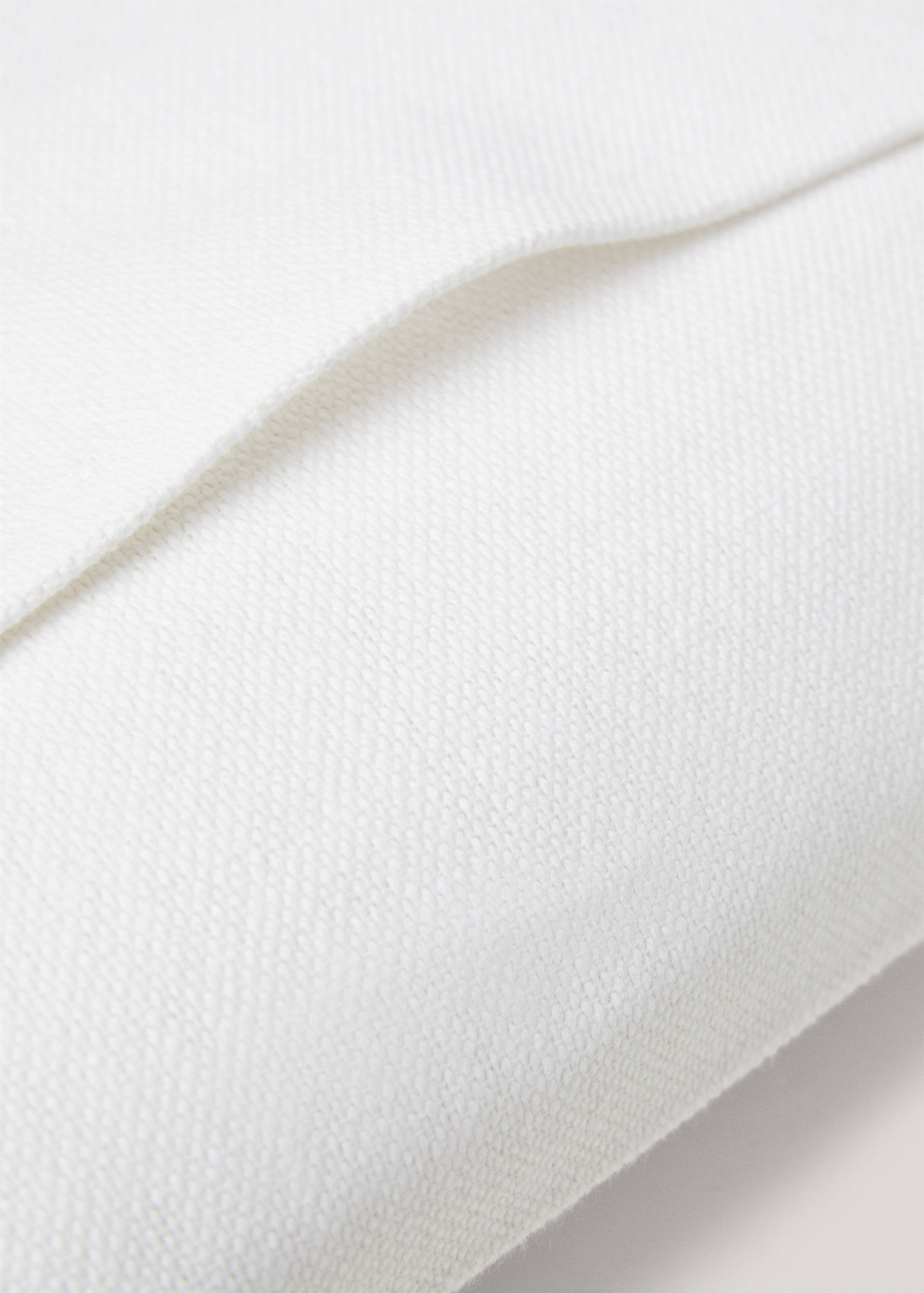 Textured cotton cushion case 45x45cm - Details of the article 2