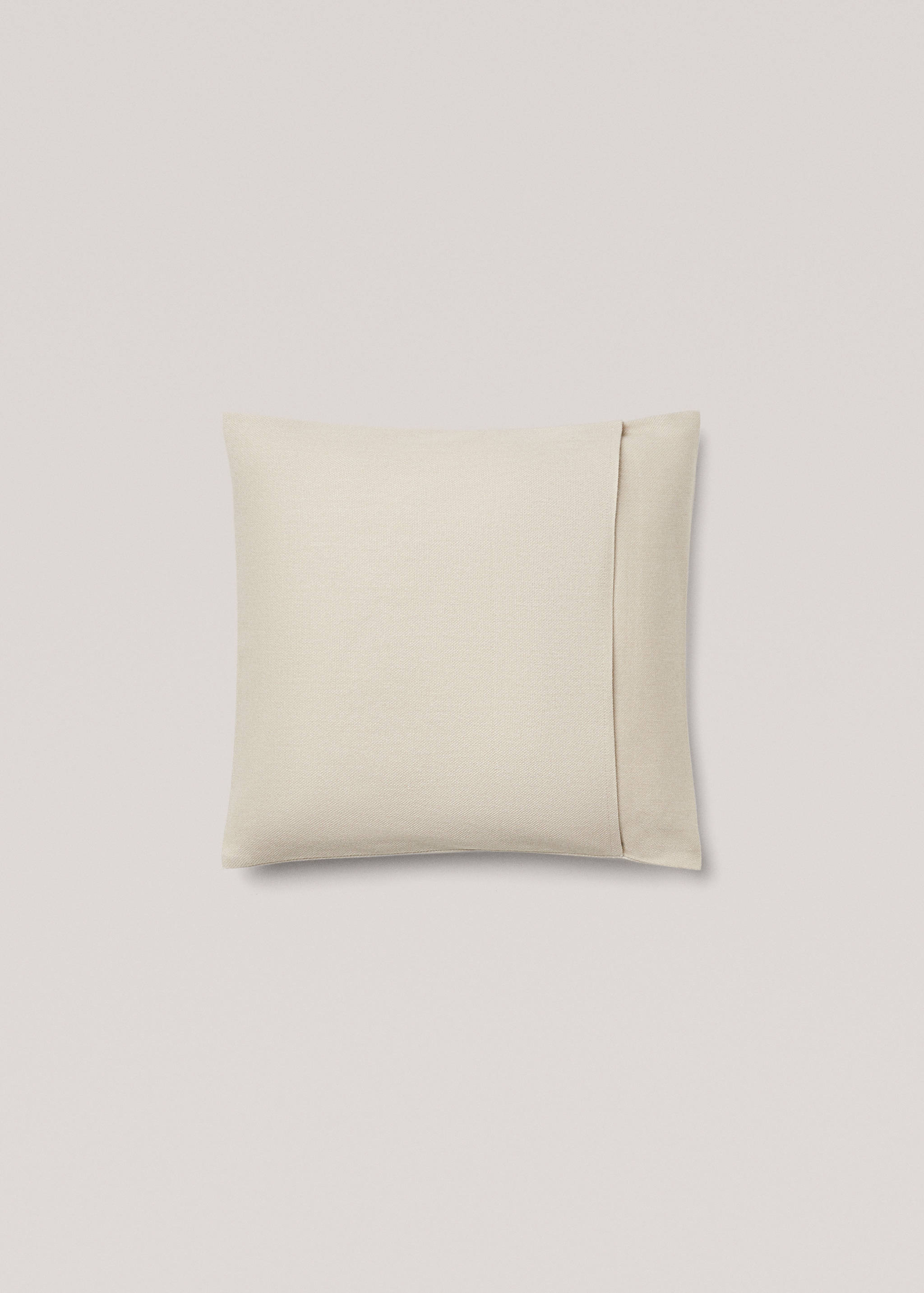 Textured cotton cushion case 45x45cm - Details of the article 1