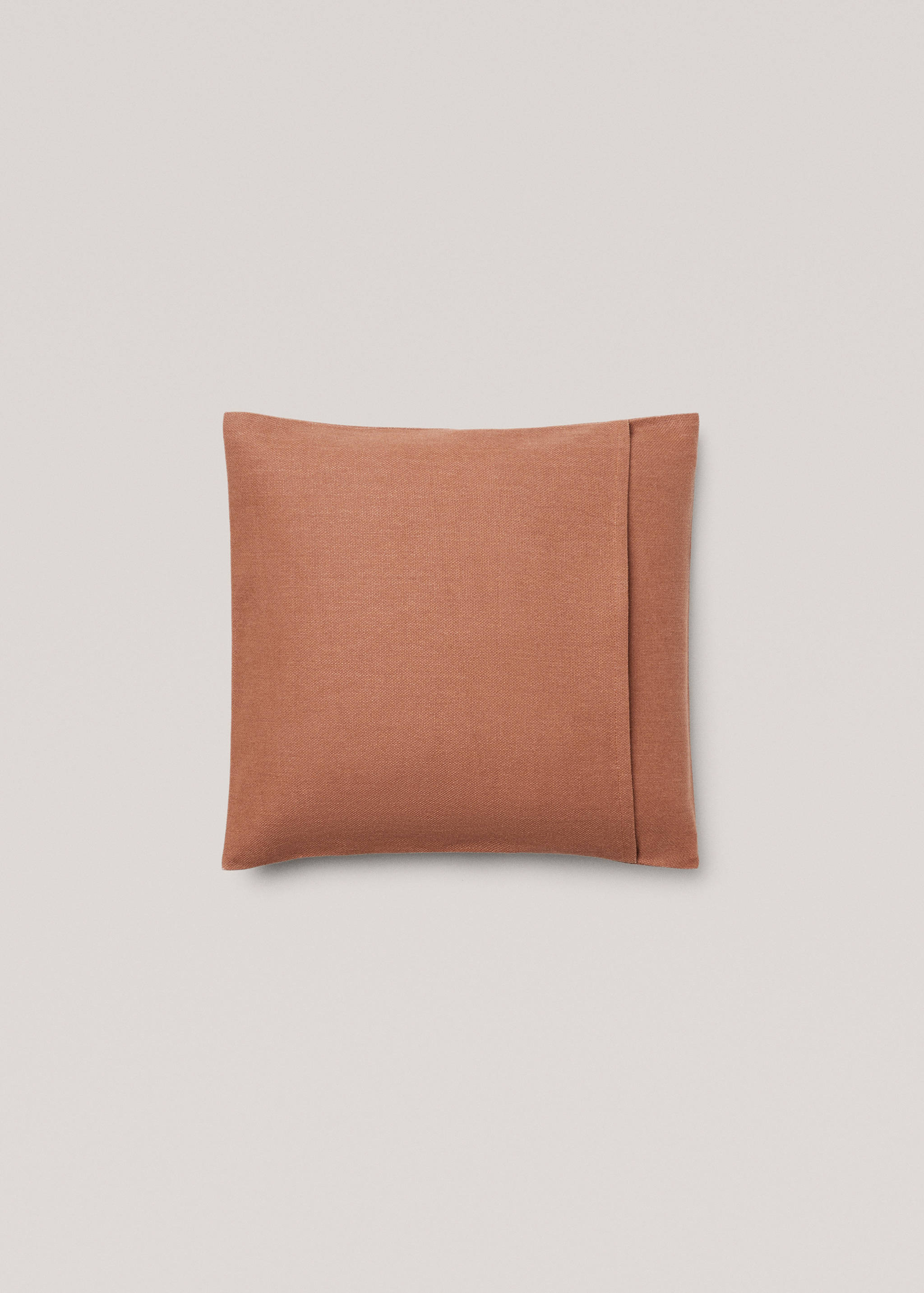 Textured cotton cushion case 45x45cm - Details of the article 1