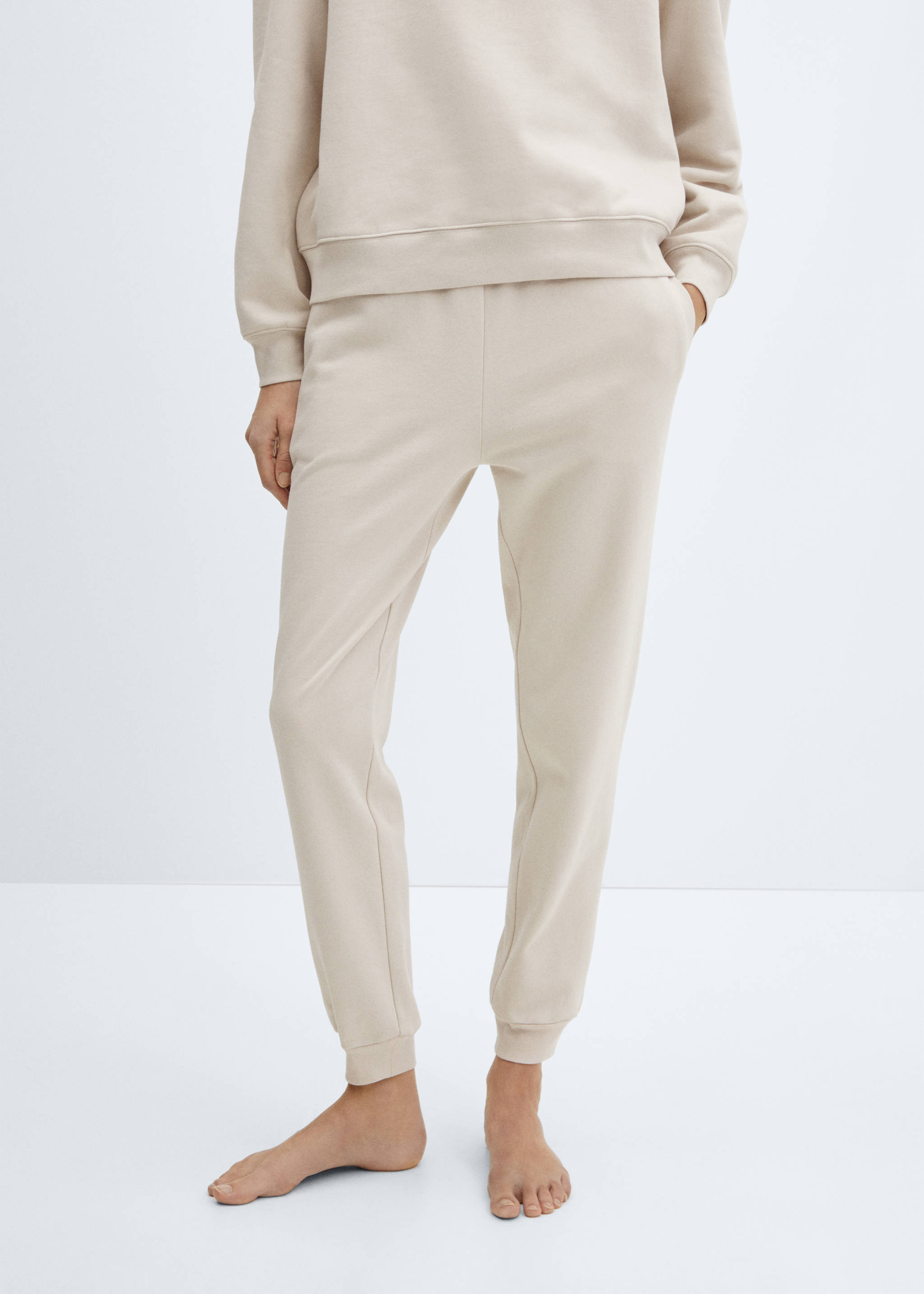 Pantalón jogger algodón - Plano medio