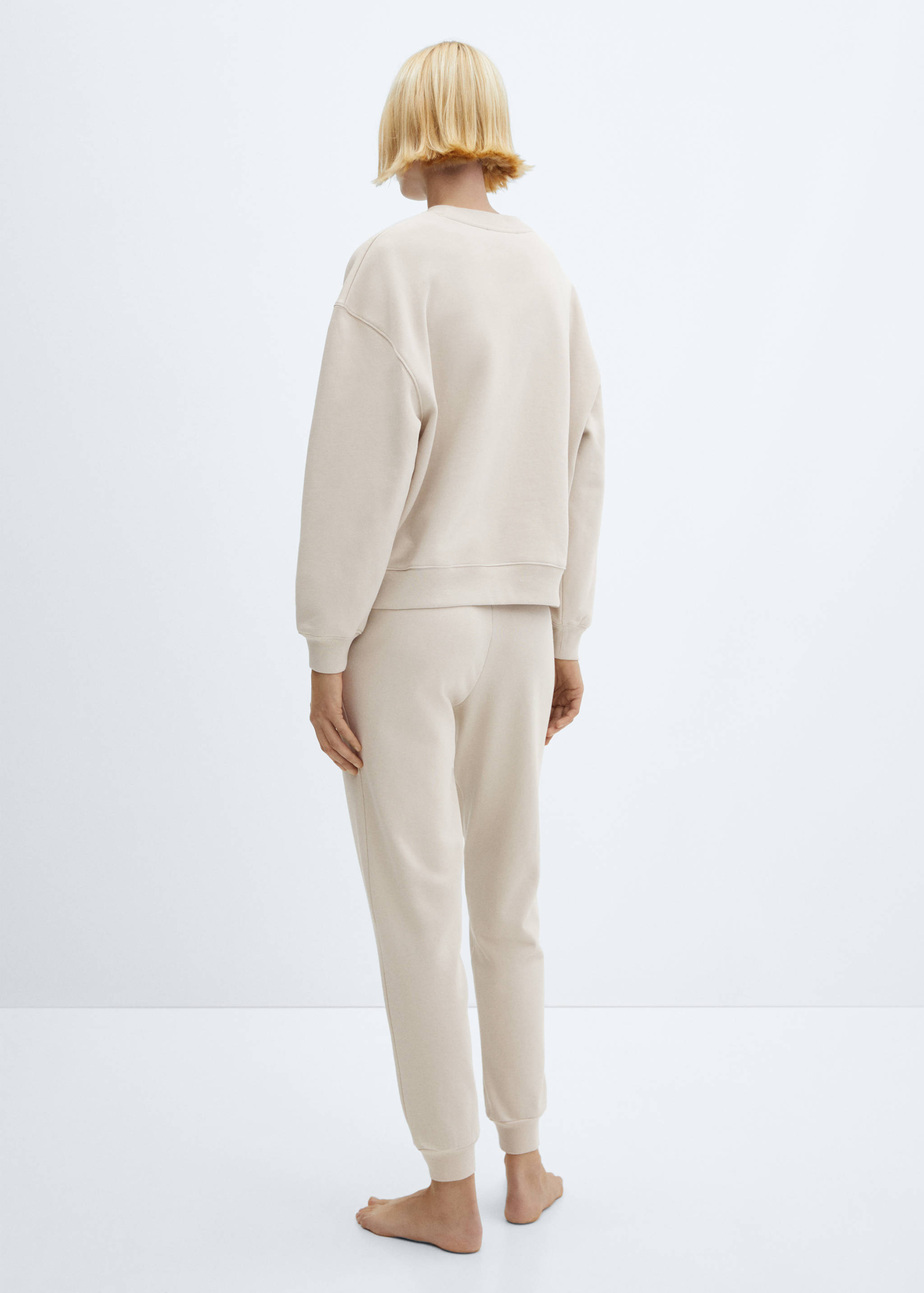 Pantalón jogger algodón - Reverso del artículo